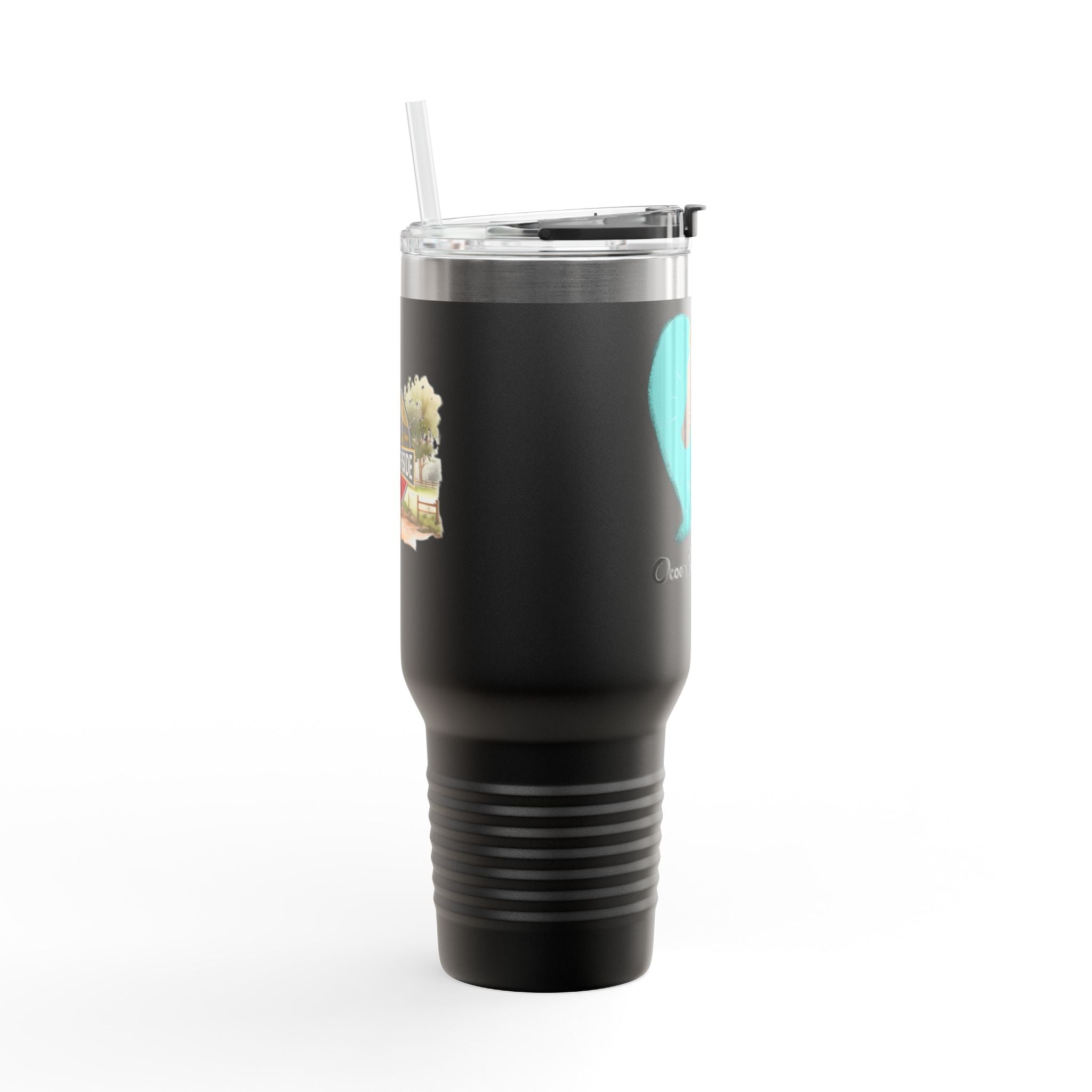 Cute Zebra Insulated Travel Mug - 40oz - Perfect for Adventure Lovers!