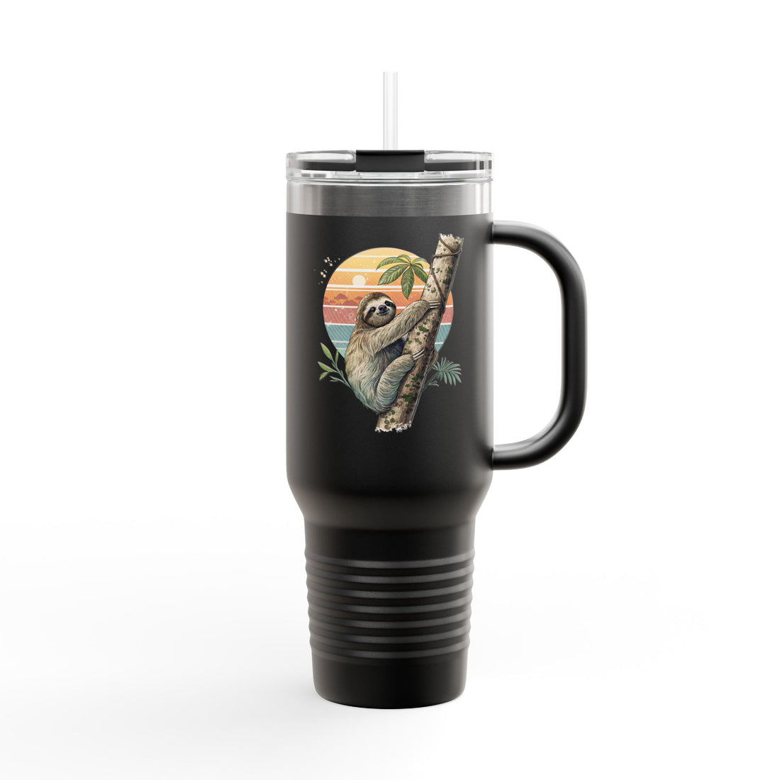 Sloth-Themed Insulated Travel Mug - 40oz Adventure Companion
