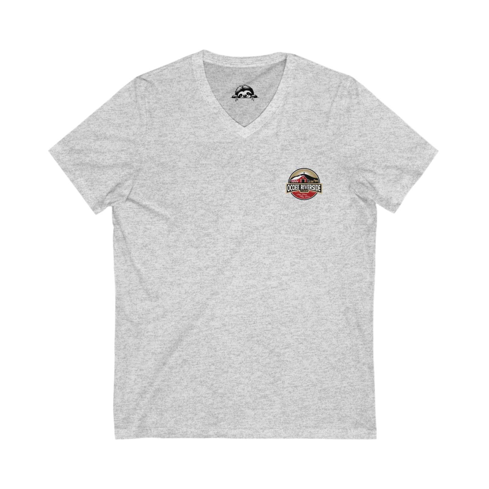 Unisex Sloth V-Neck T-Shirt