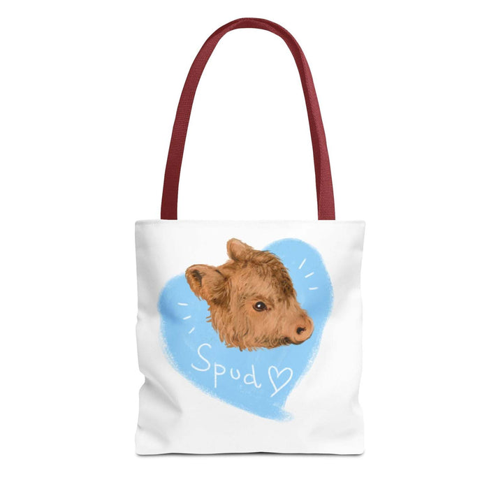 Adorable Spud Cow Tote Bag