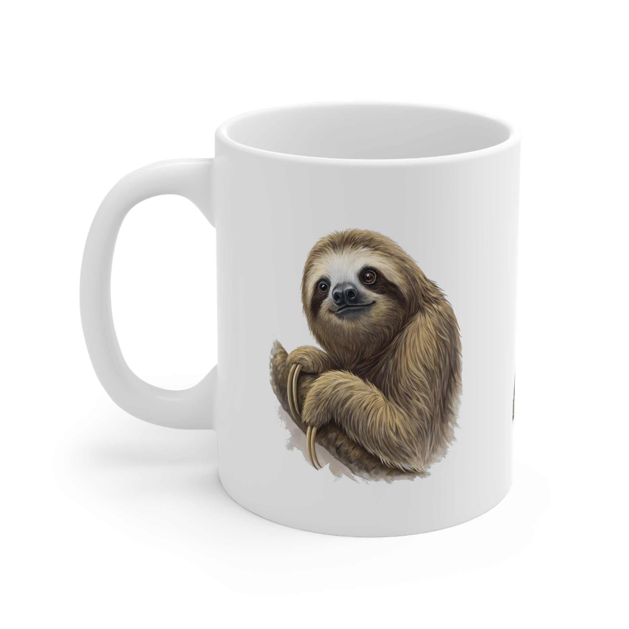 Cute Sloth Ceramic Coffee Mug – 11oz & 15oz Options – Perfect Gift for Animal Lovers