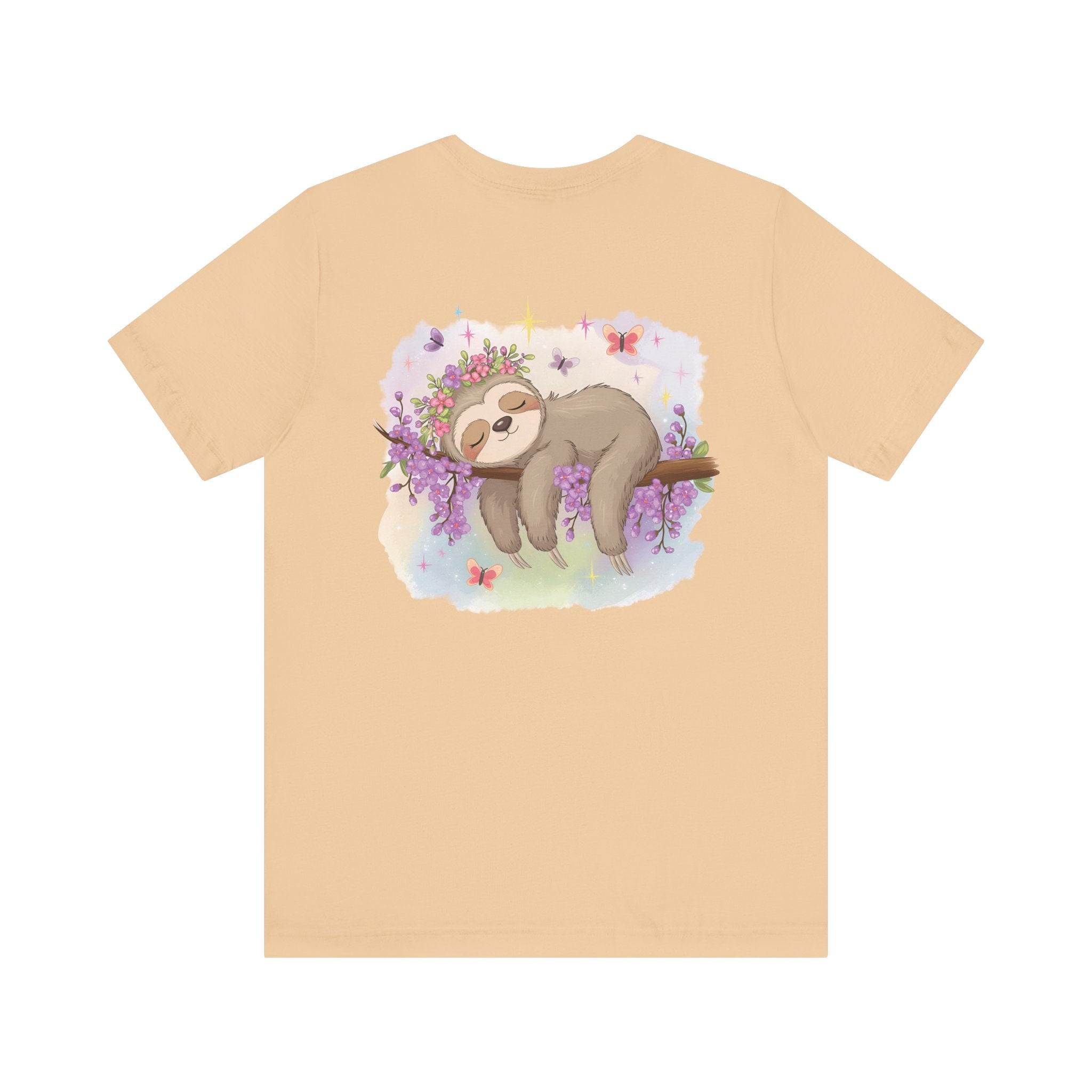 Sloth T-Shirt - Lovable Sloth Sleeping on a Branch