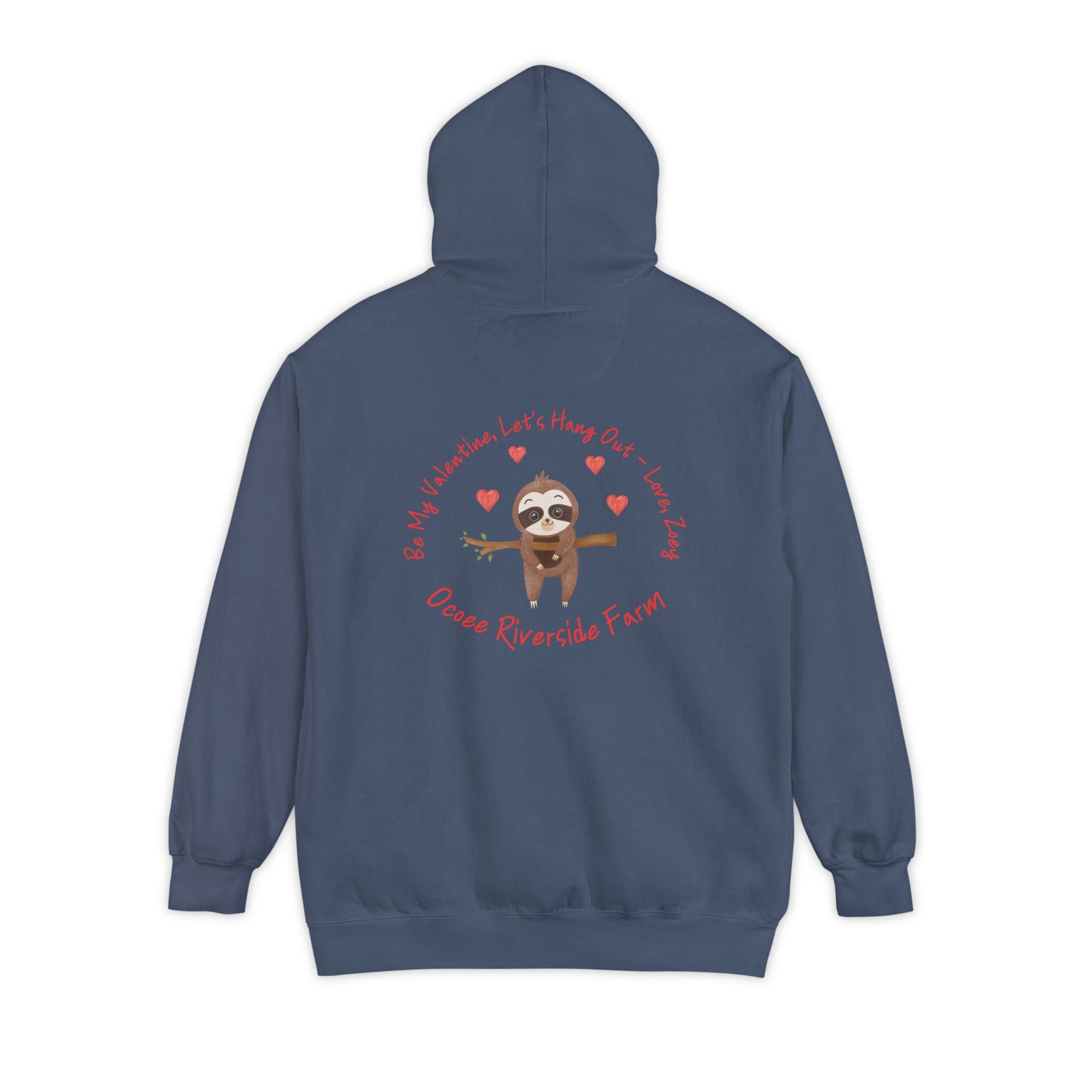 Adorable Sloth Love Hoodie - Perfect for Valentine's Day & Cute Casual Wear