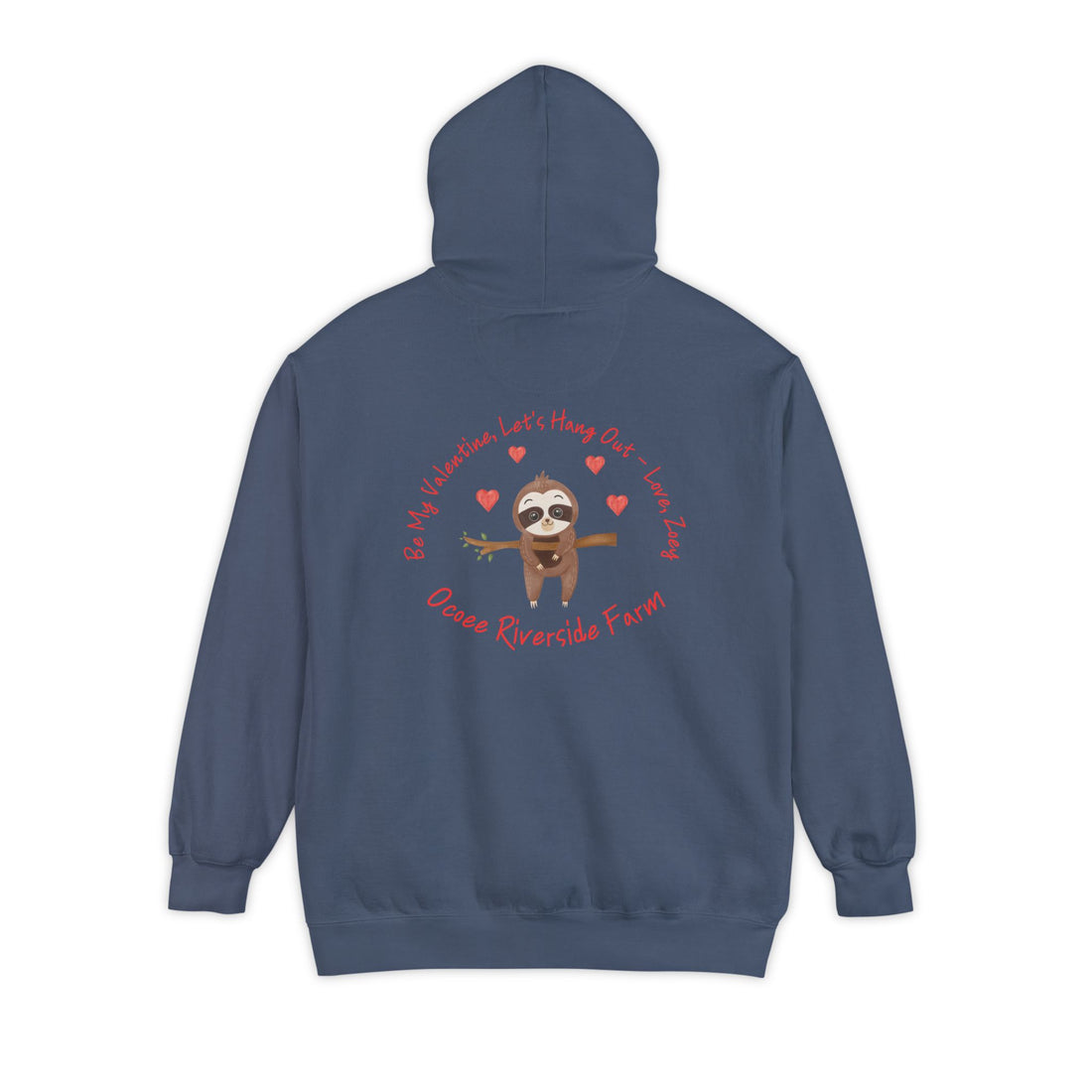 Adorable Sloth Love Hoodie - Perfect for Valentine's Day & Cute Casual Wear
