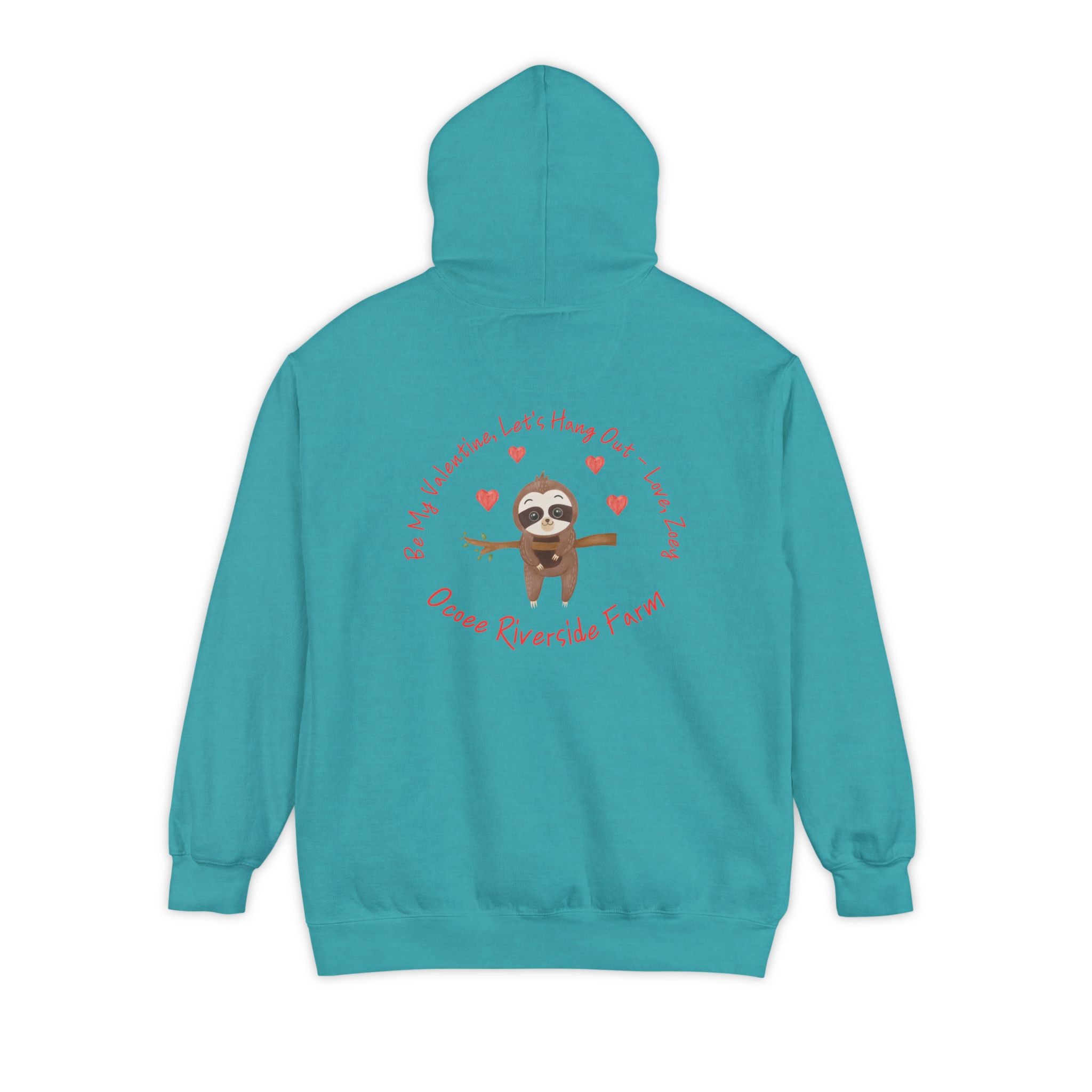 Adorable Sloth Love Hoodie - Perfect for Valentine's Day & Cute Casual Wear