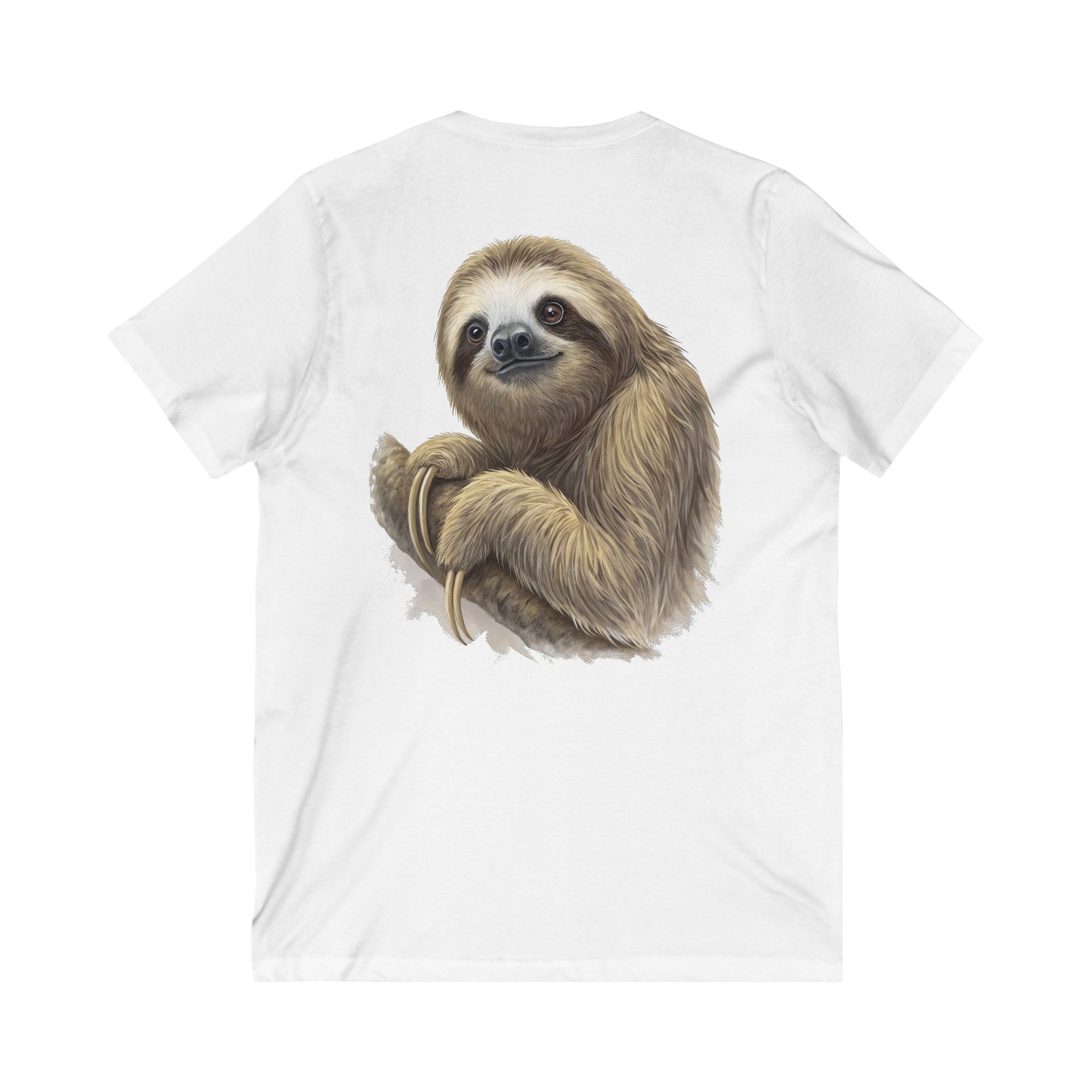 Cute Sloth V-Neck T-Shirt
