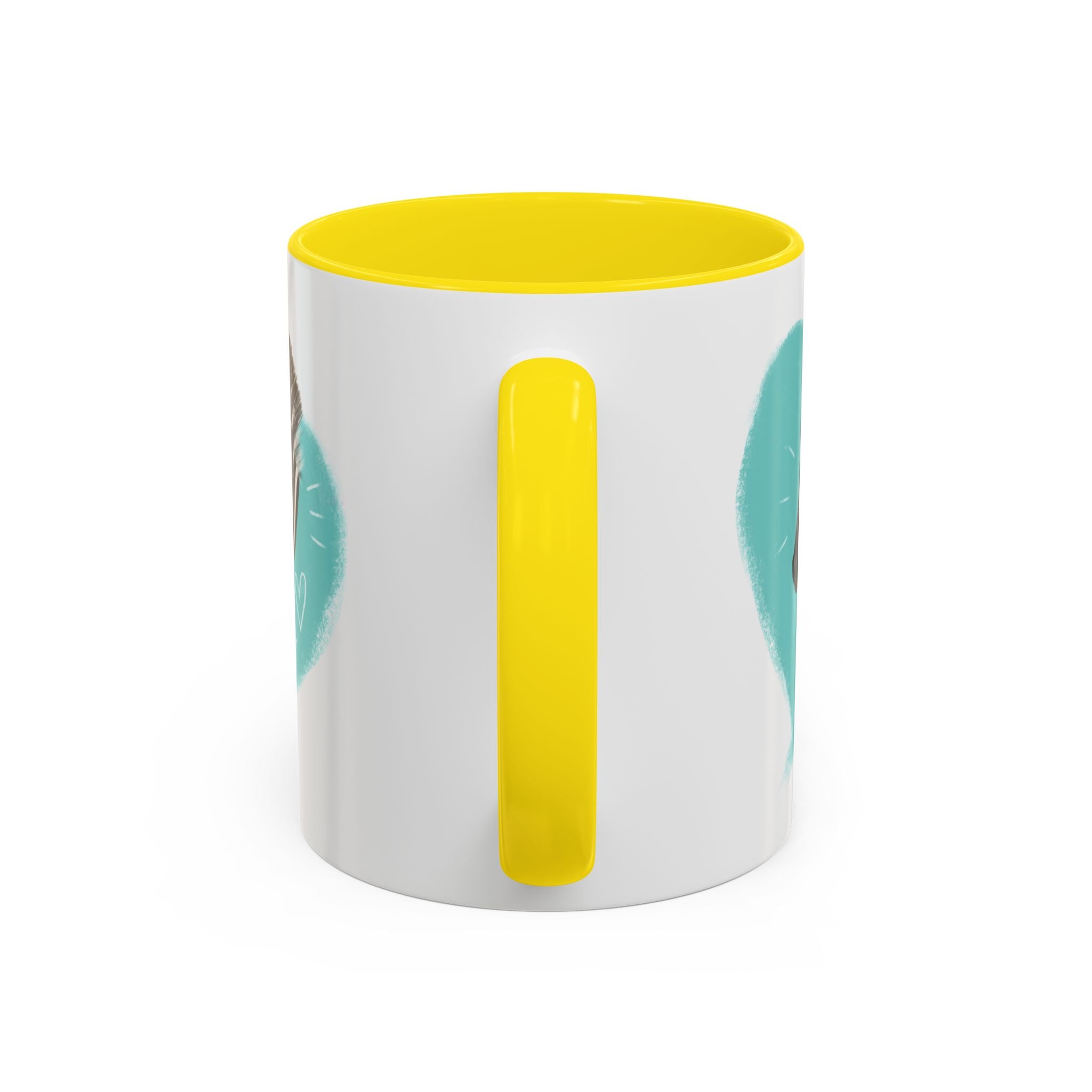 A zebra adorned with the word "Marty" creatively integrated into its stripes at Ocoee Riverside Farm Coffee Mug