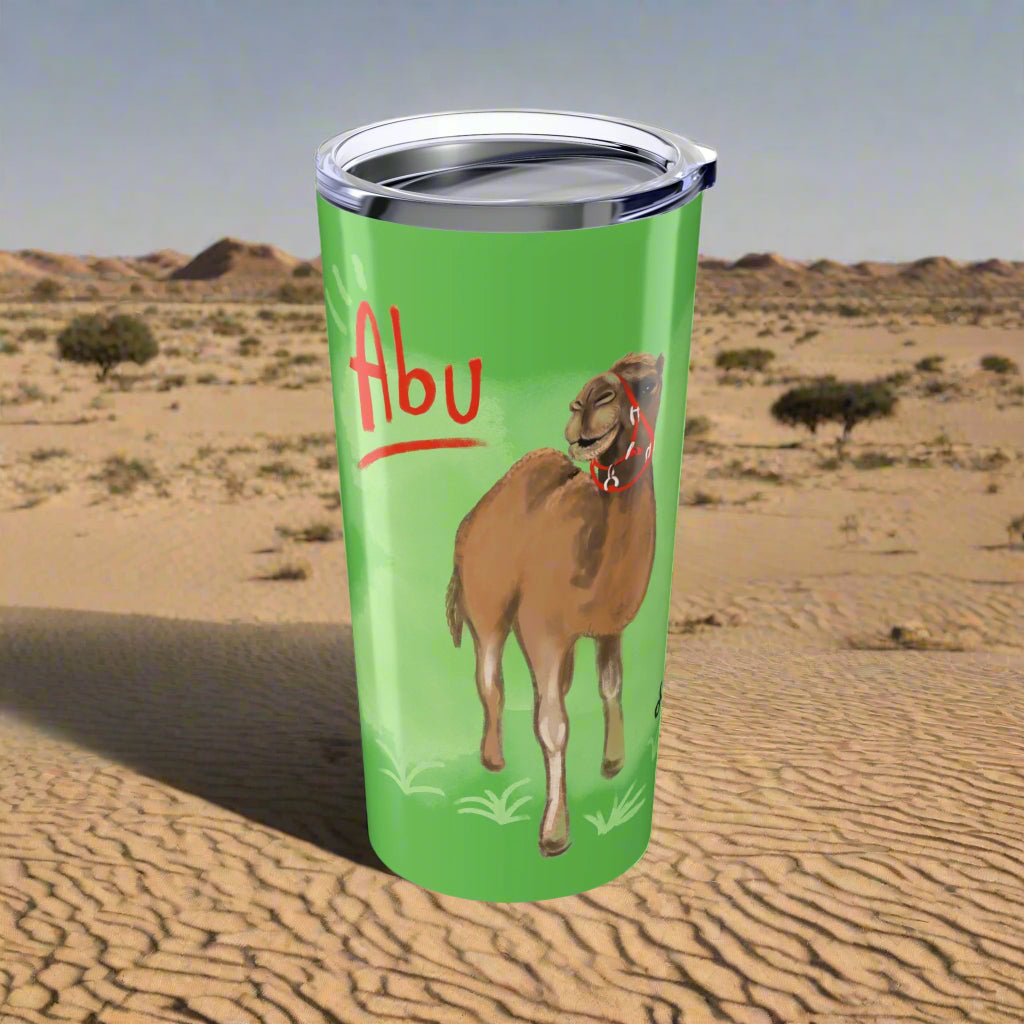 Custom 20oz Tumbler - Riverside Farm Camel Design