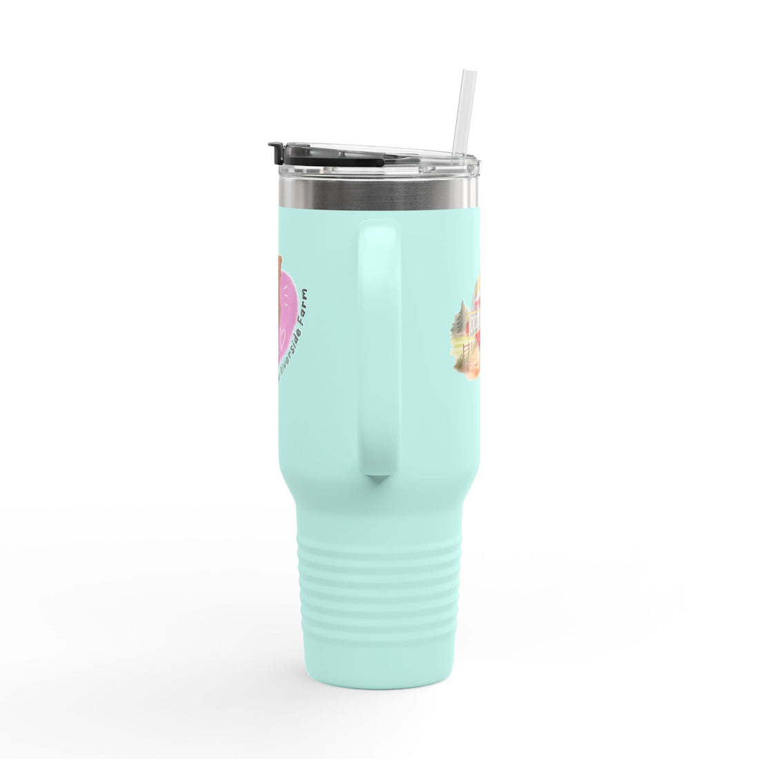 Cute Cow Insulated Travel Mug - 40oz - Perfect for Adventure Lovers!