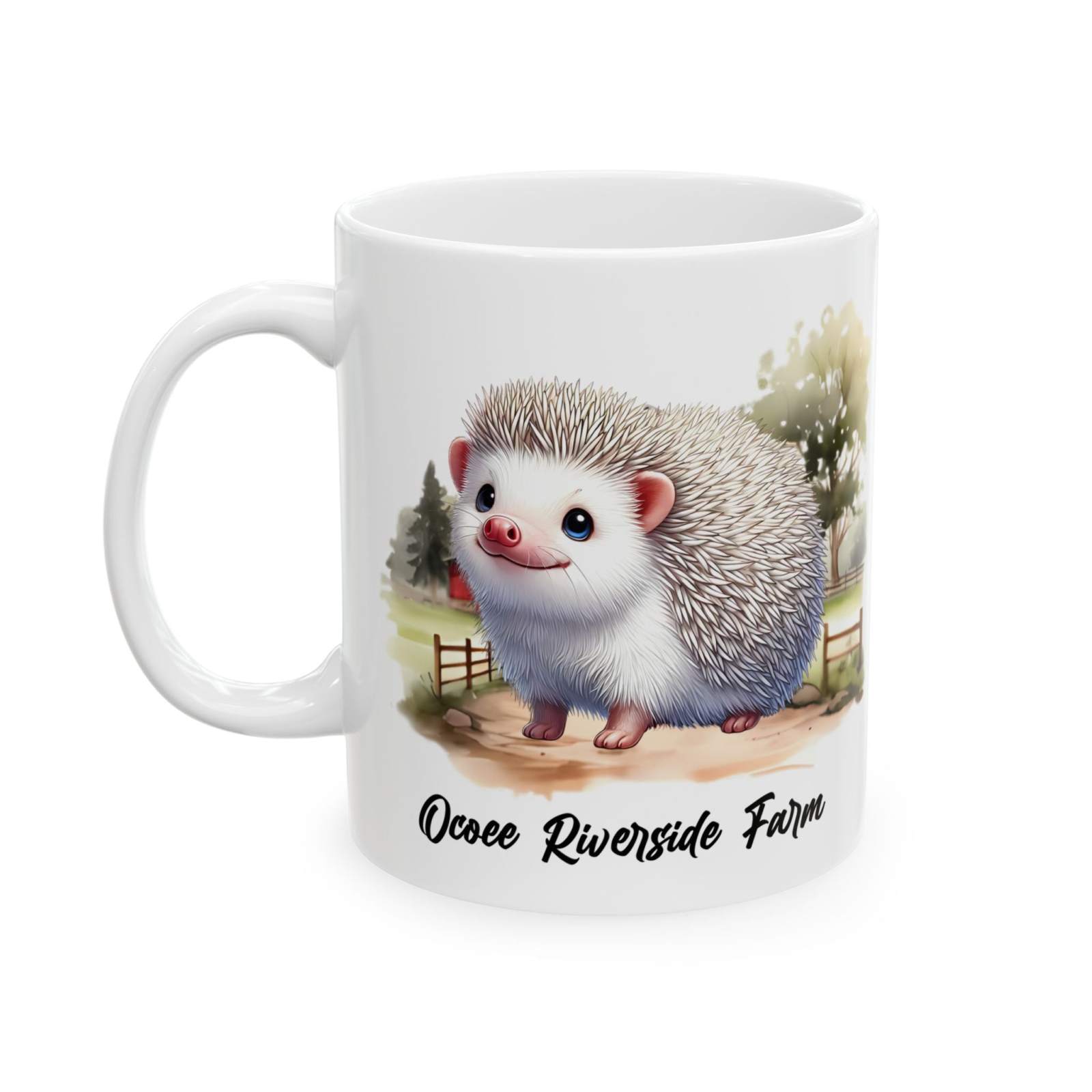 Hedgehogs at Ocoee Farm Ceramic Mug