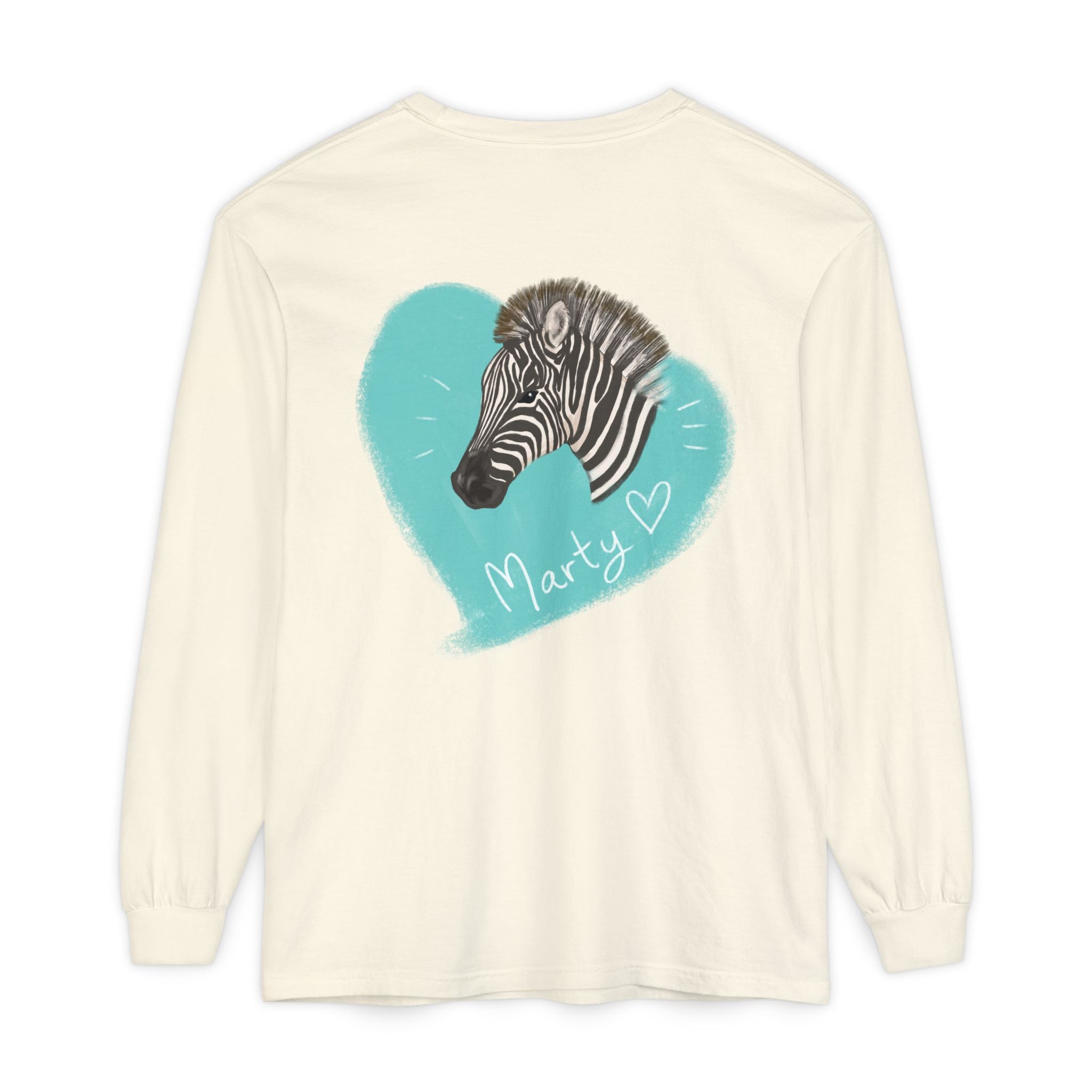 Cool Universe Zebra Long Sleeve T-Shirt for Animal Lovers