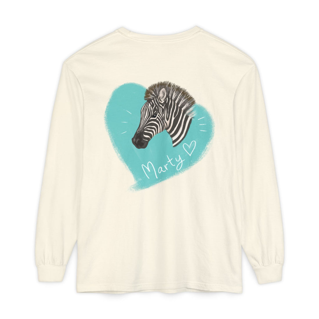 Cool Universe Zebra Long Sleeve T-Shirt for Animal Lovers