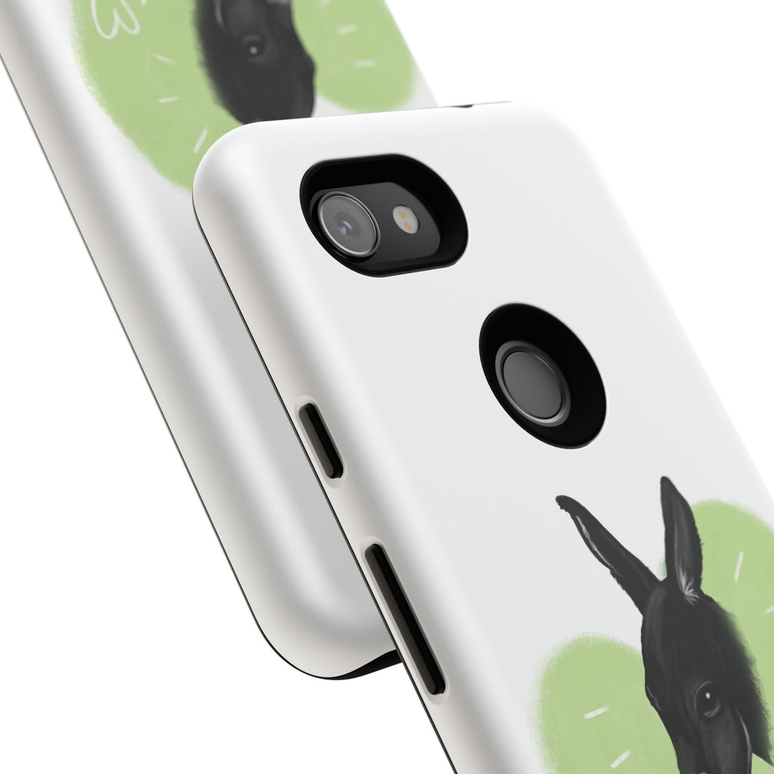 A donkey featuring the words "Black Jack" prominently displayed on its side at Ocoee Riverside Farm Phone Case