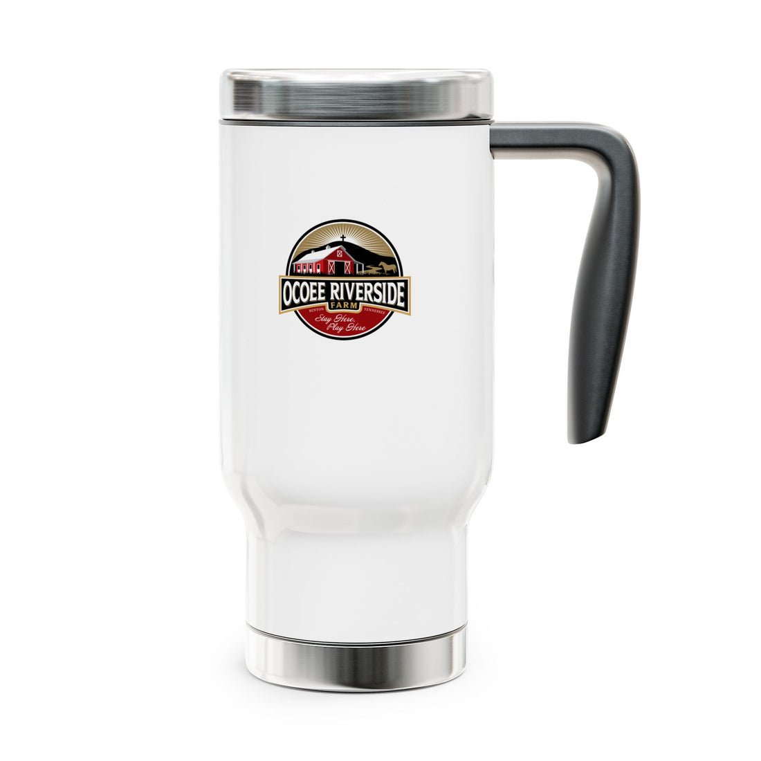 Sloth Design Stainless Steel Travel Mug | 14oz Insulated Coffee Cup with Handle