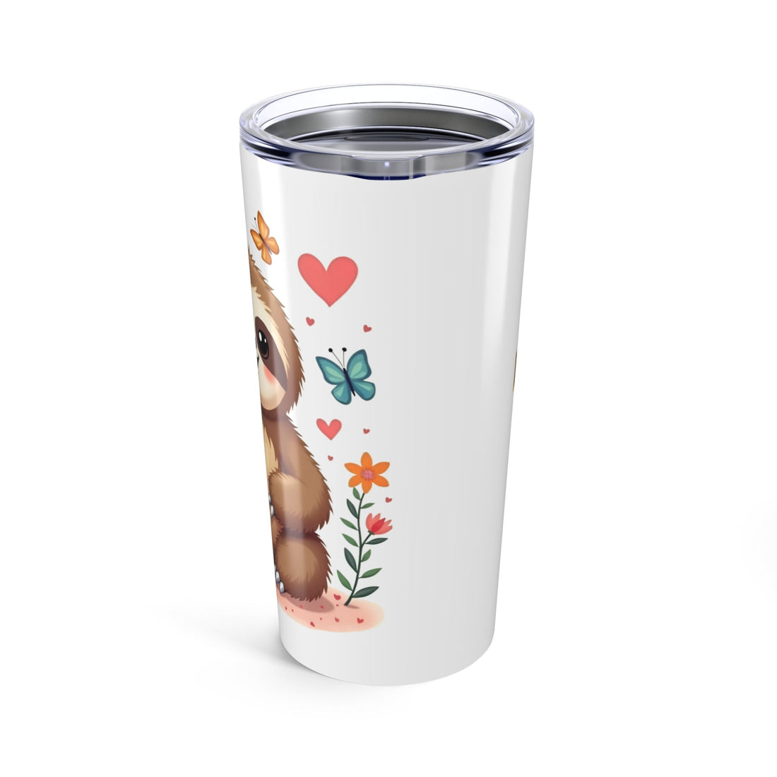 Sloth & Butterflies 20oz Tumbler