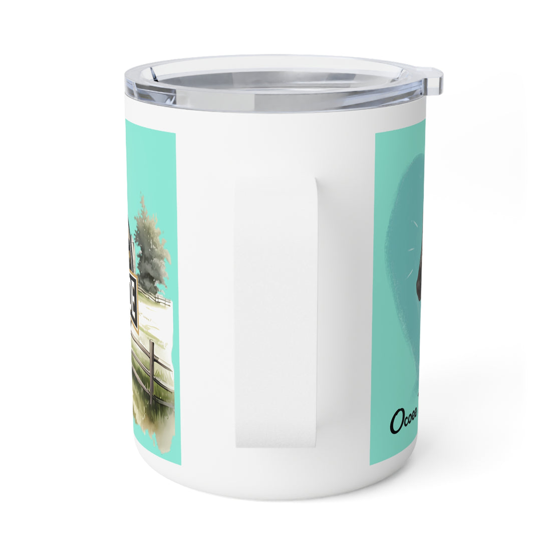 Rustic Insulated Coffee Mug | 10oz Mug with Farmhouse Design for Country Lovers