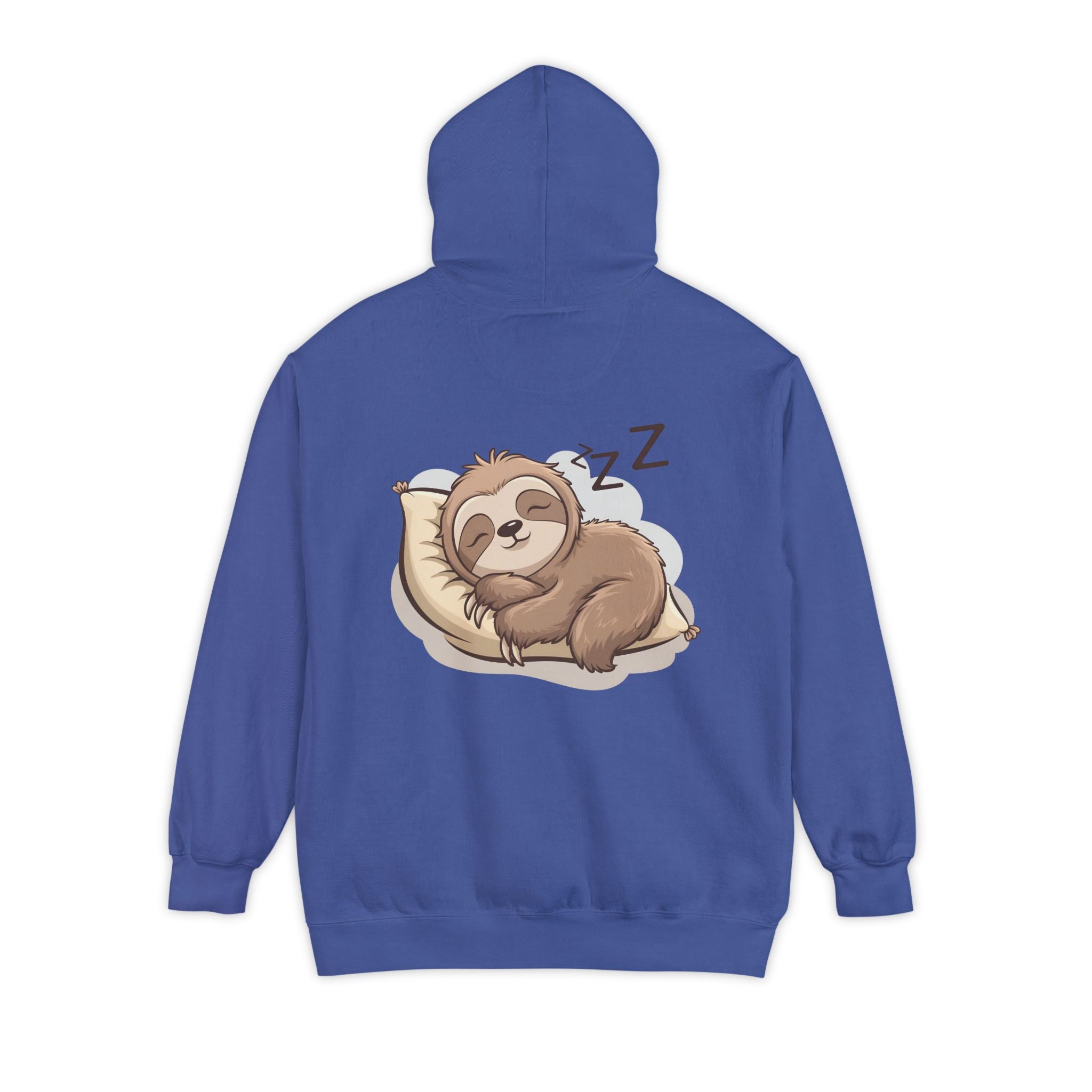 Cozy Sloth Hoodie - Unisex Garment-Dyed Comfort