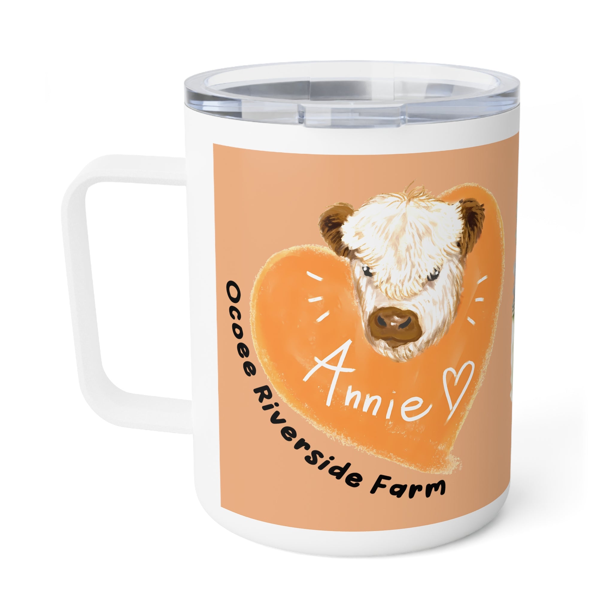 Rustic Insulated Coffee Mug | 10oz Mug with Farmhouse Design for Country Lovers