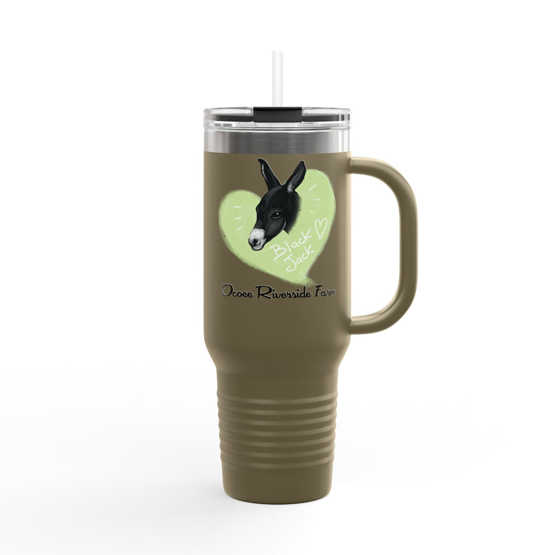 Cute Donkey Insulated Travel Mug - 40oz - Perfect for Adventure Lovers!