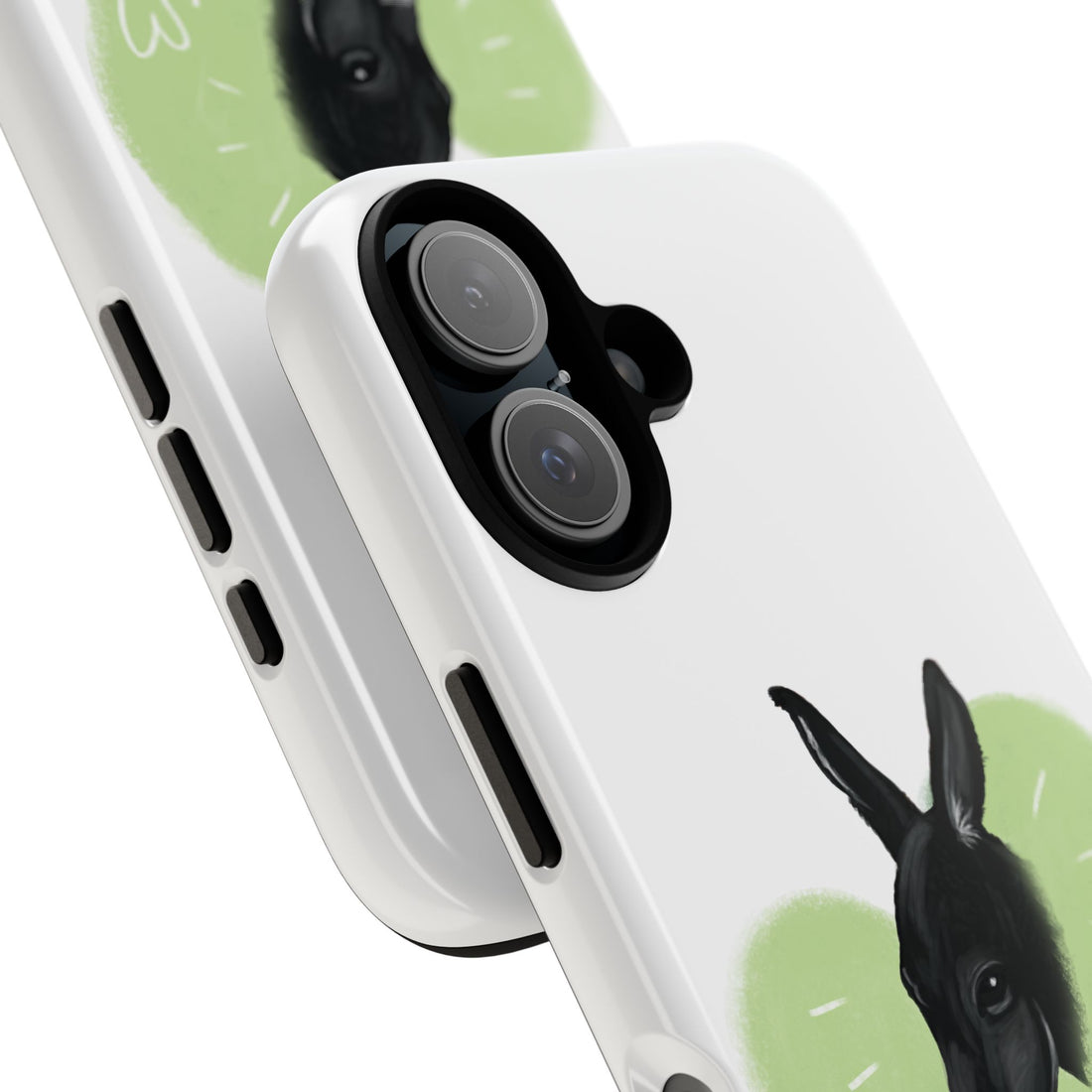 A donkey featuring the words "Black Jack" prominently displayed on its side at Ocoee Riverside Farm Phone Case