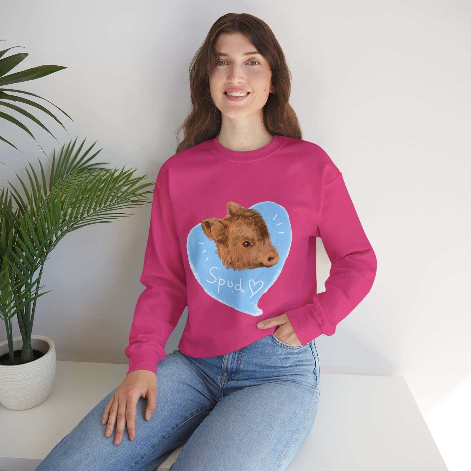 Spud Heart Unisex Crewneck Sweatshirt