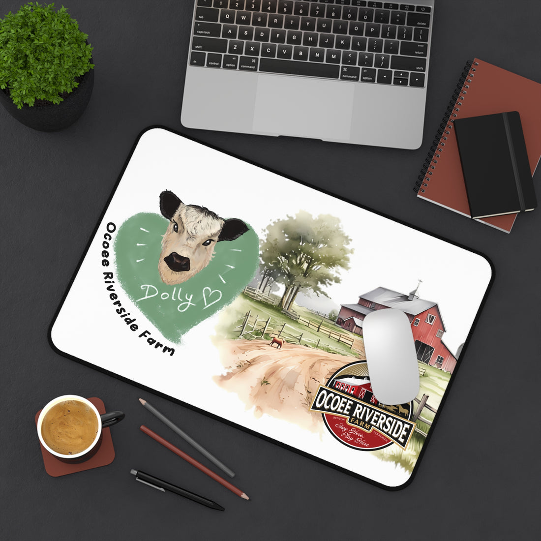 Animal Farm Custom Ocoee Riverside Farm Desk Mat Design