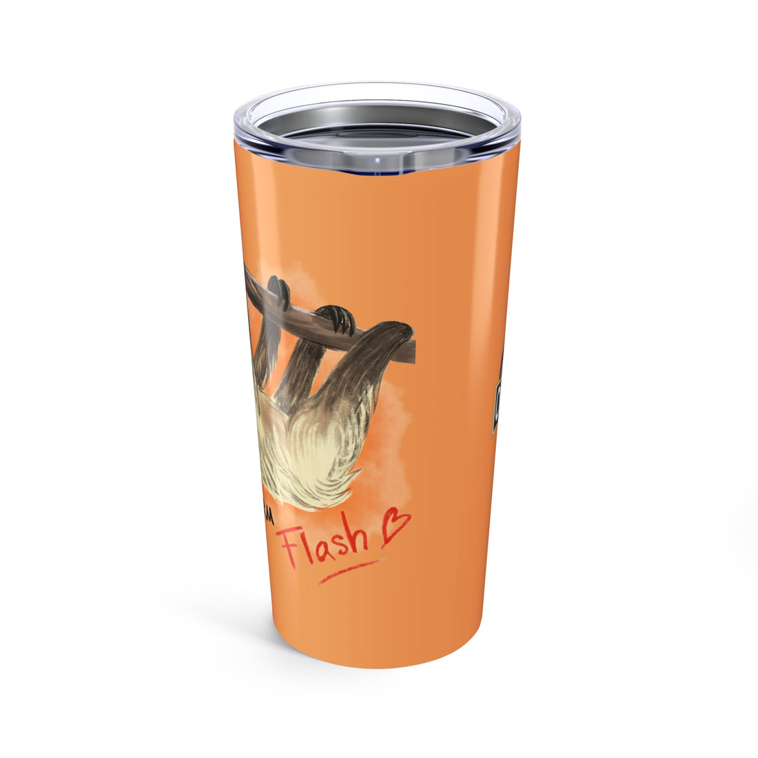 Custom 20oz Tumbler - Riverside Farm Sloth Design