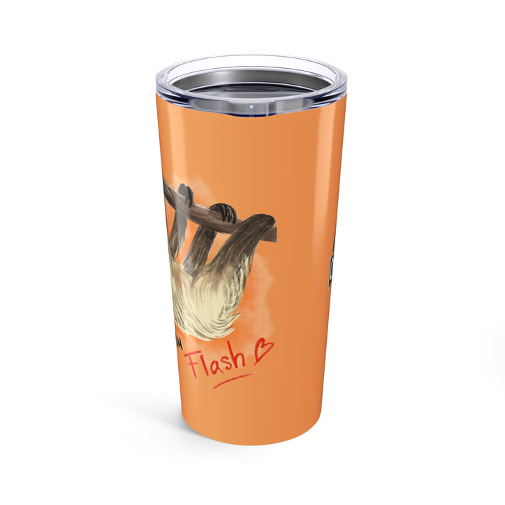 Custom 20oz Tumbler - Riverside Farm Sloth Design