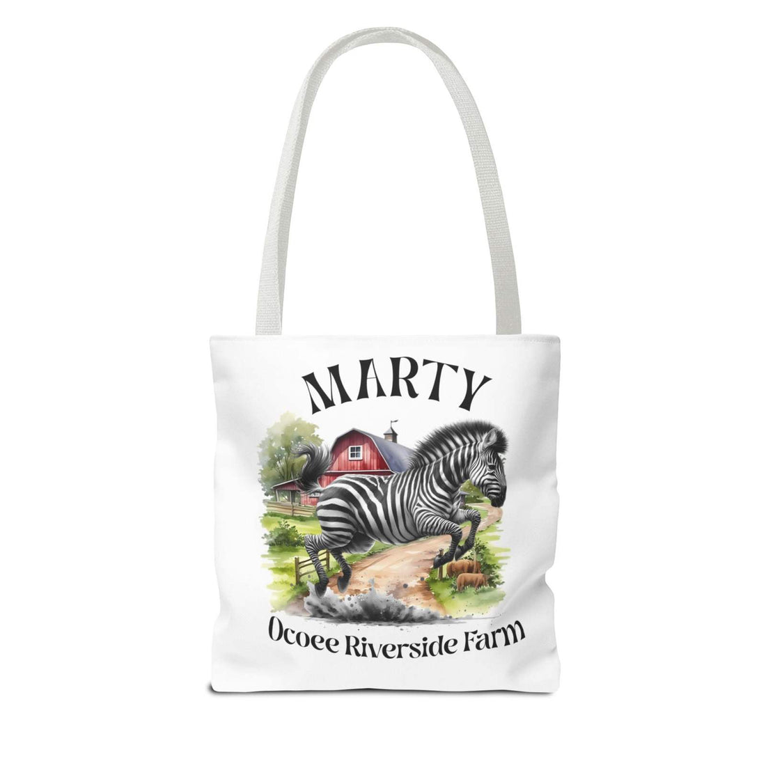 Personalized Zebra Design Tote Bag