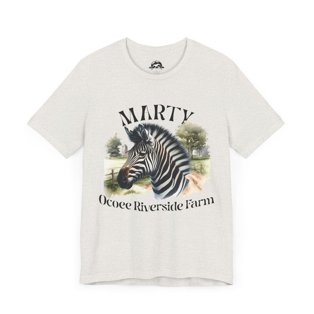 Marty Zebra Ocoee Farm Tee