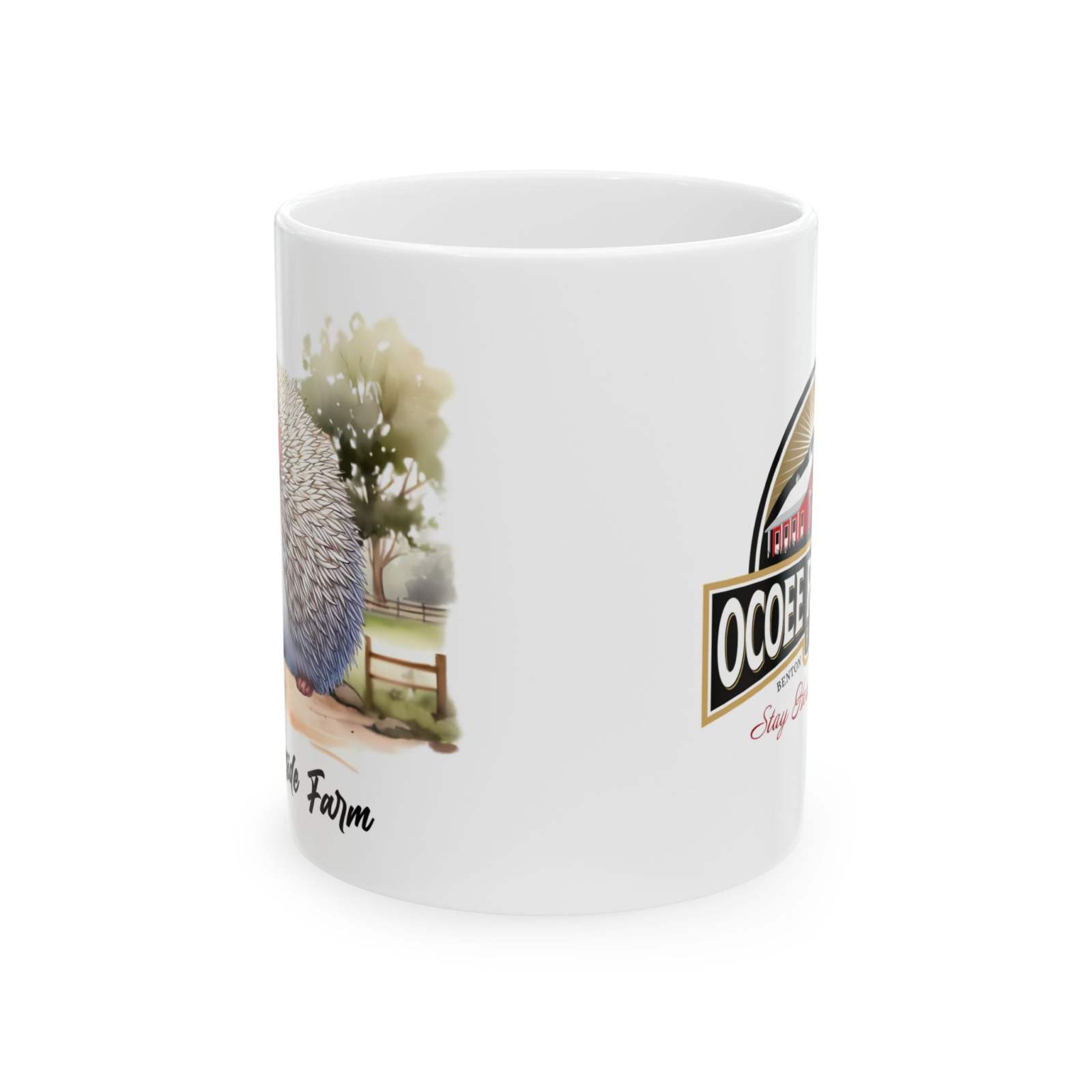 Hedgehogs at Ocoee Farm Ceramic Mug