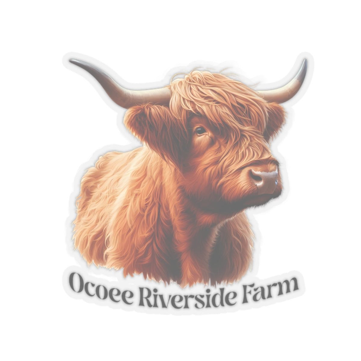 Highland Cow Stickers