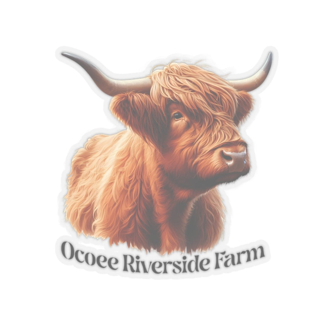 Highland Cow Stickers