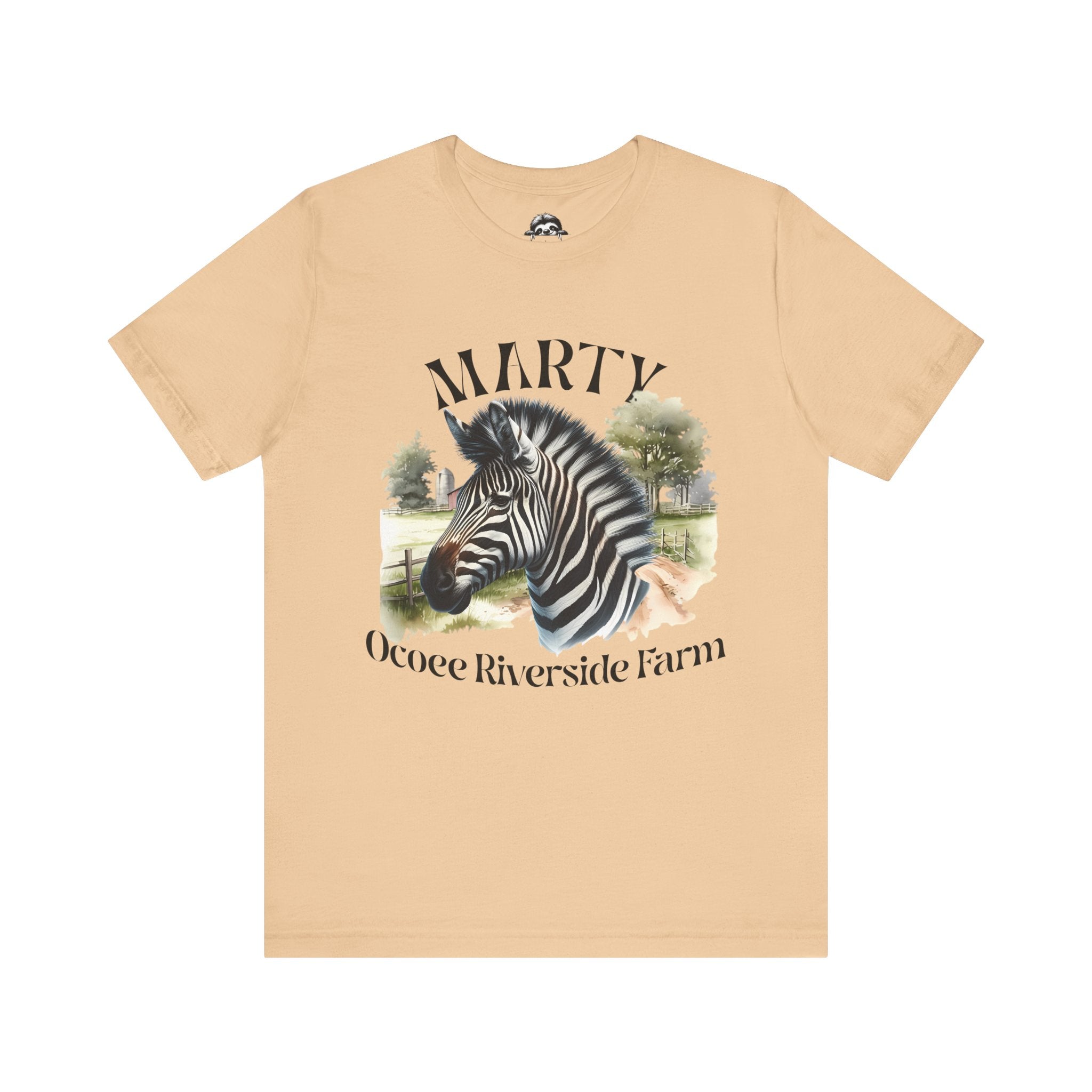 Marty Zebra Ocoee Farm Tee