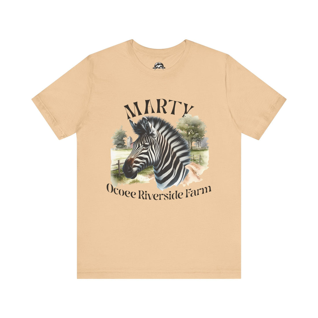 Marty Zebra Ocoee Farm Tee