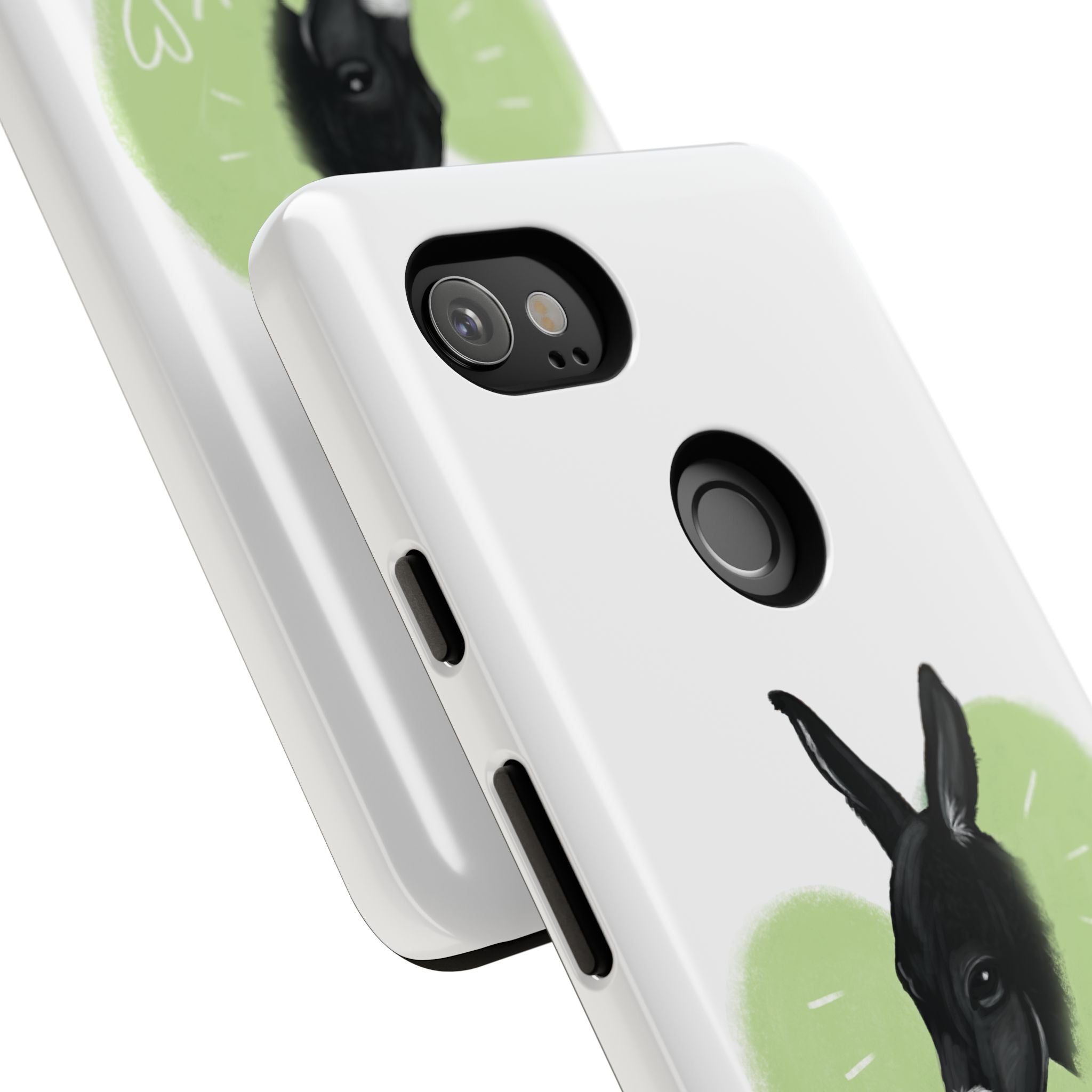 A donkey featuring the words "Black Jack" prominently displayed on its side at Ocoee Riverside Farm Phone Case