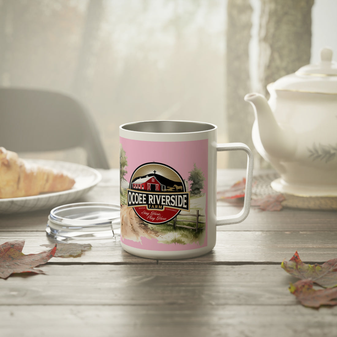 Rustic Insulated Coffee Mug | 10oz Mug with Farmhouse Design for Country Lovers