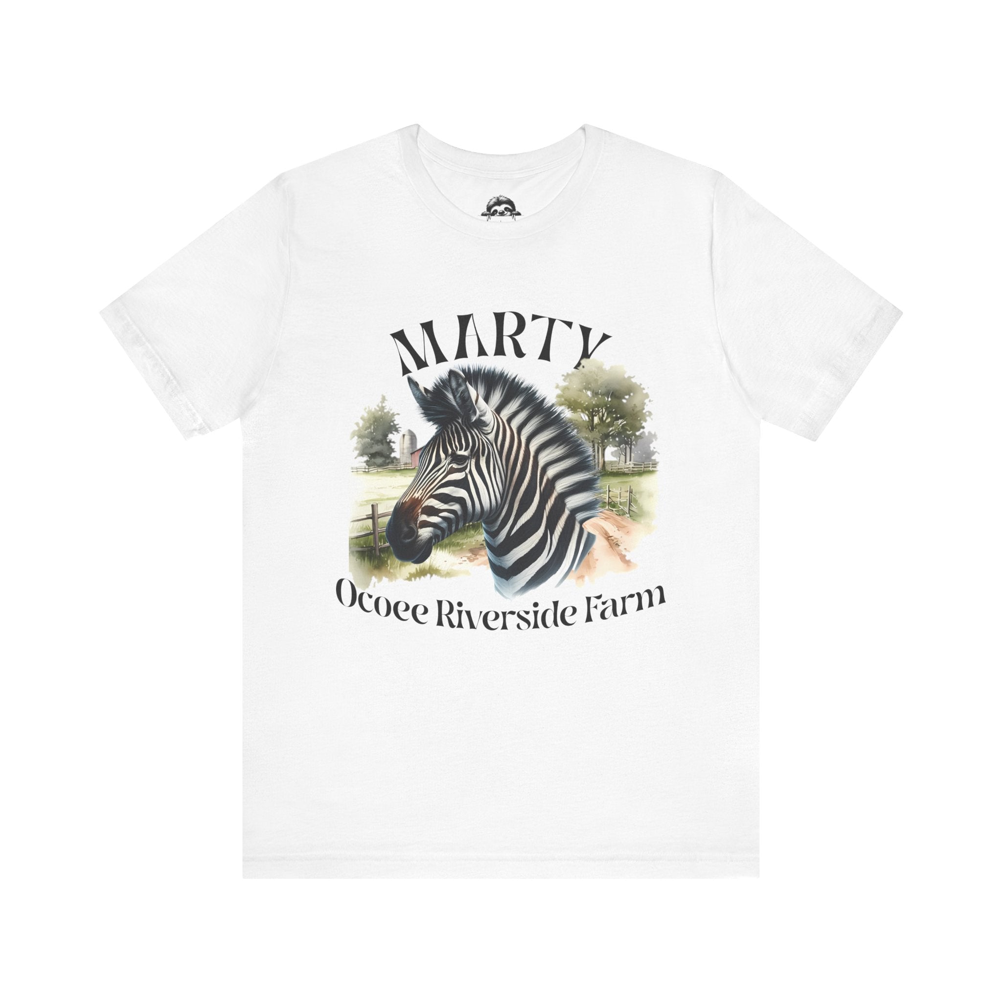 Marty Zebra Ocoee Farm Tee
