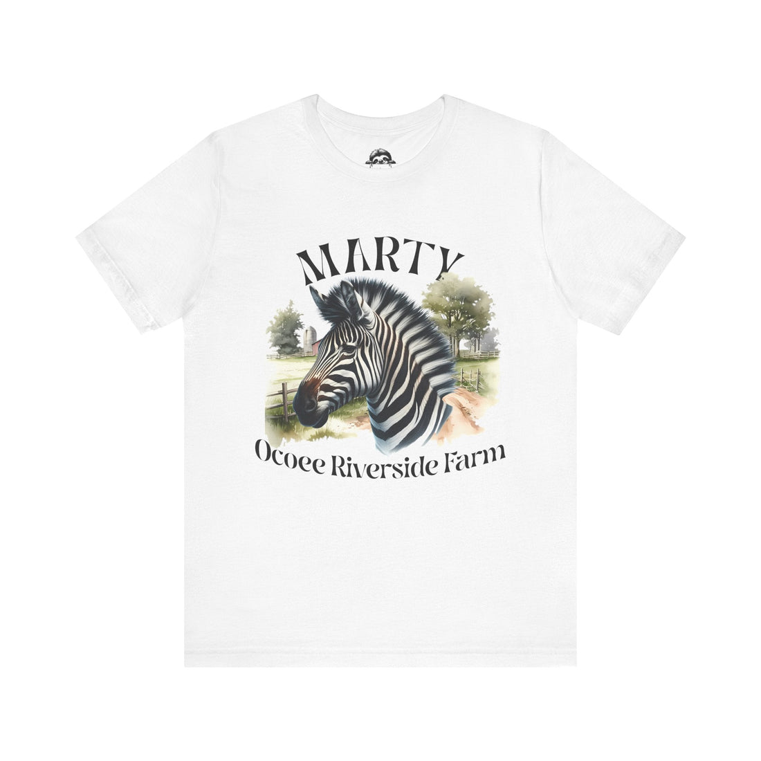 Marty Zebra Ocoee Farm Tee