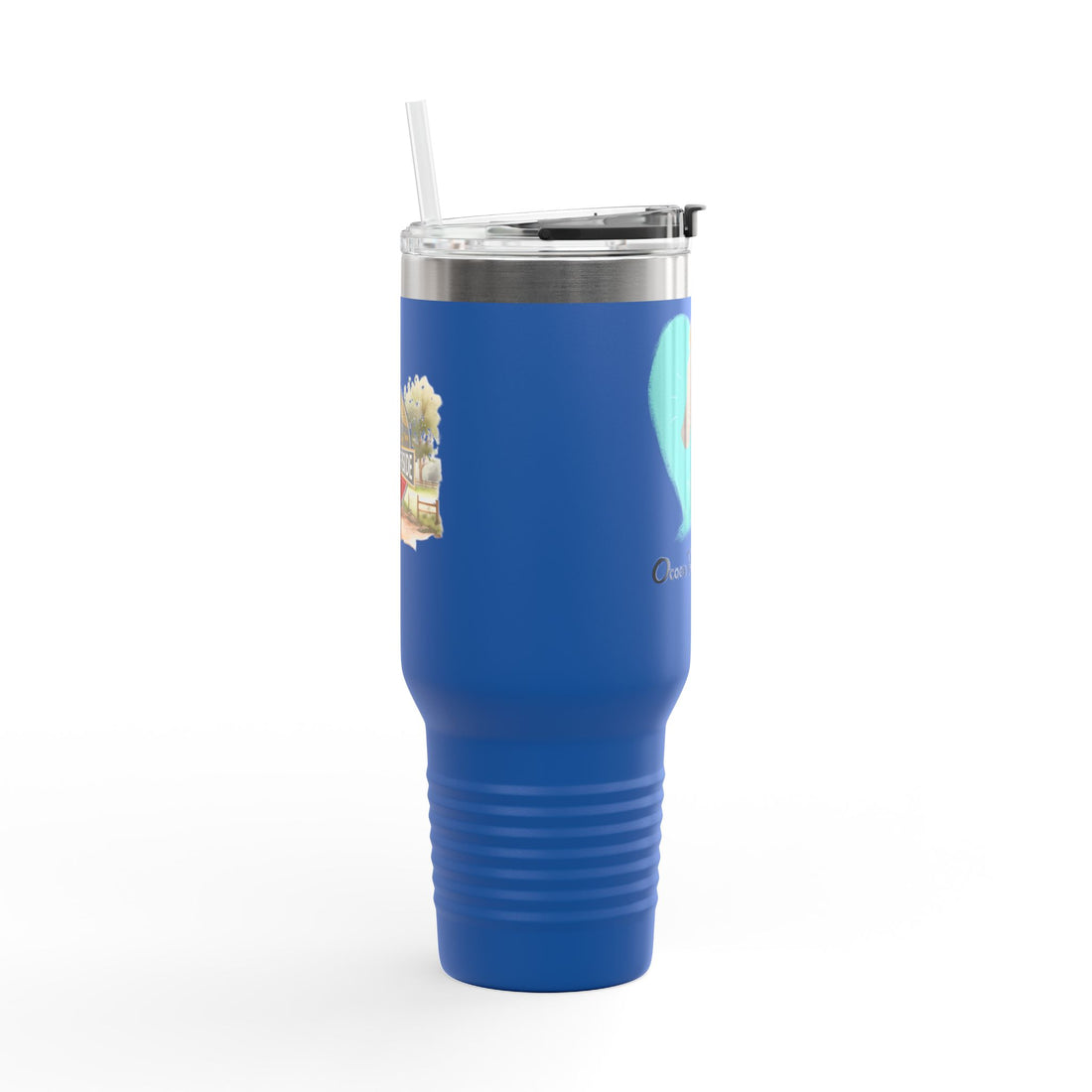 Cute Zebra Insulated Travel Mug - 40oz - Perfect for Adventure Lovers!