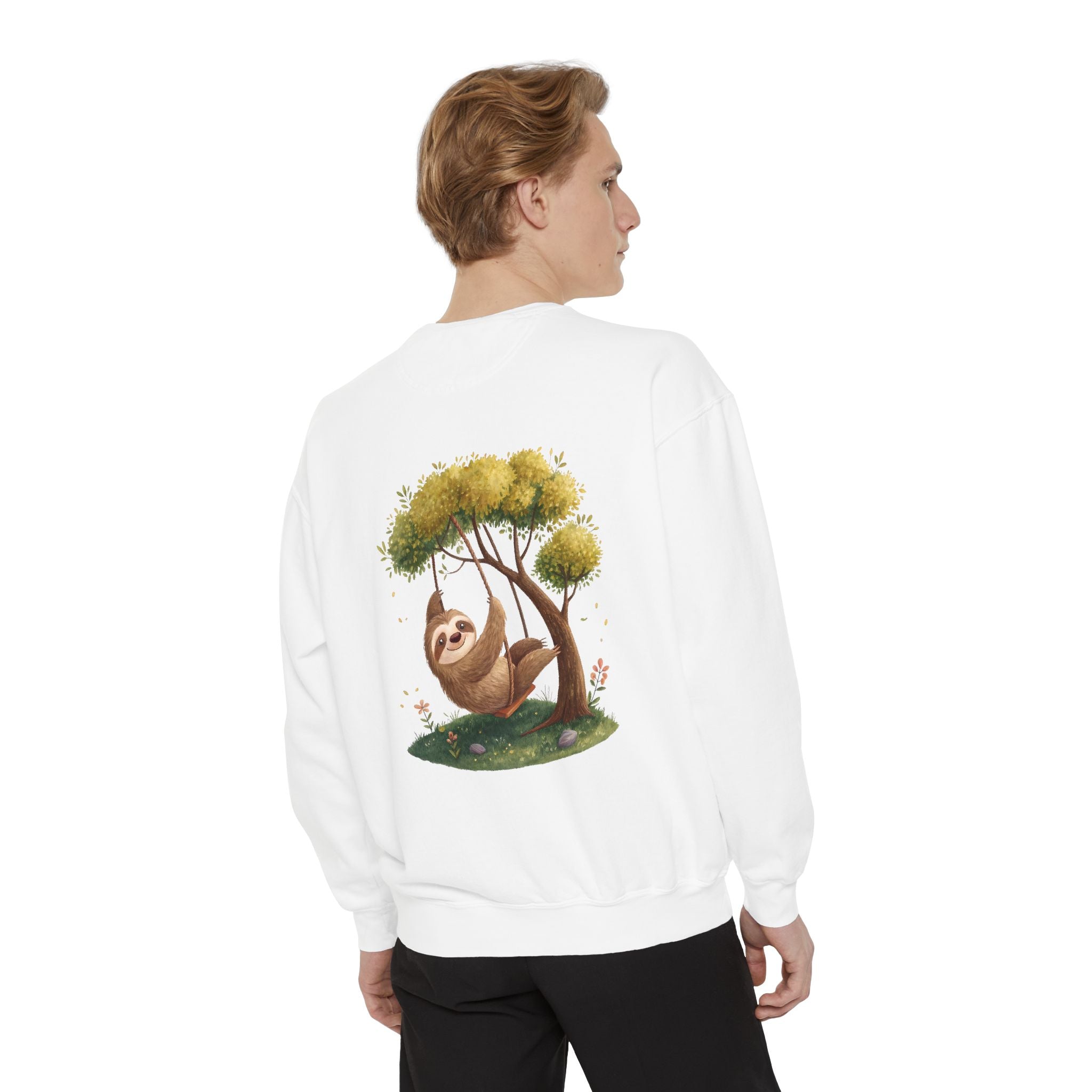 Sloth Swinging from Tree Sweatshirt