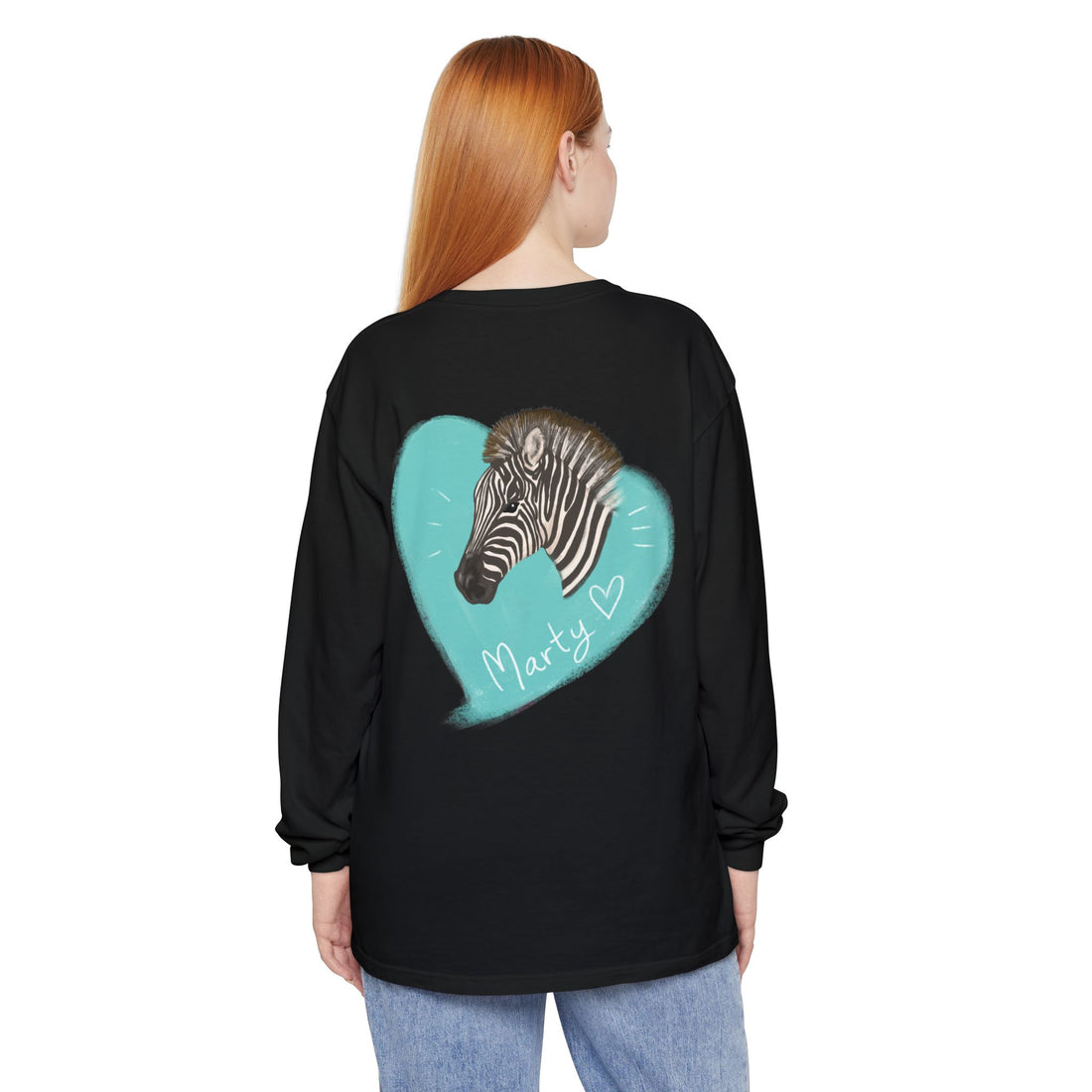 Cool Universe Zebra Long Sleeve T-Shirt for Animal Lovers