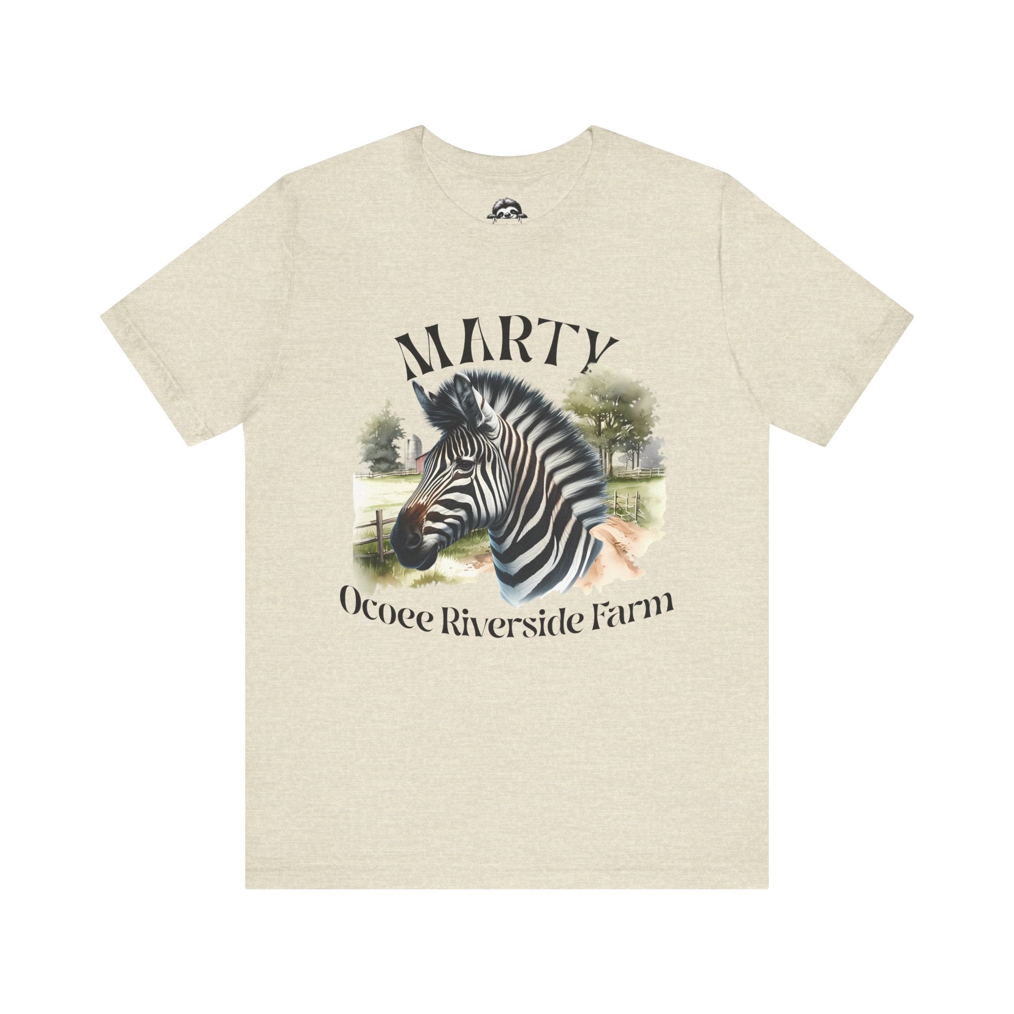 Marty Zebra Ocoee Farm Tee