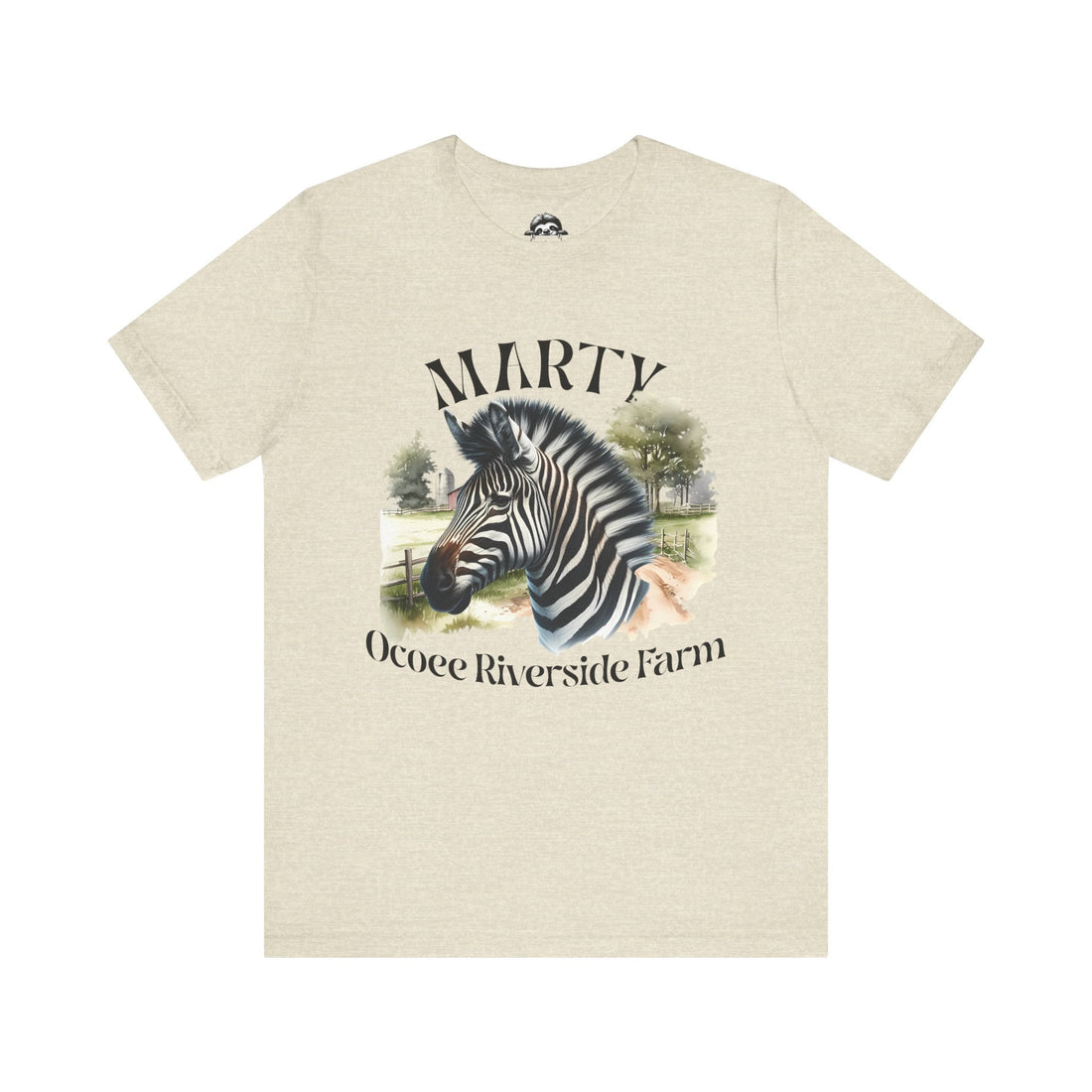 Marty Zebra Ocoee Farm Tee