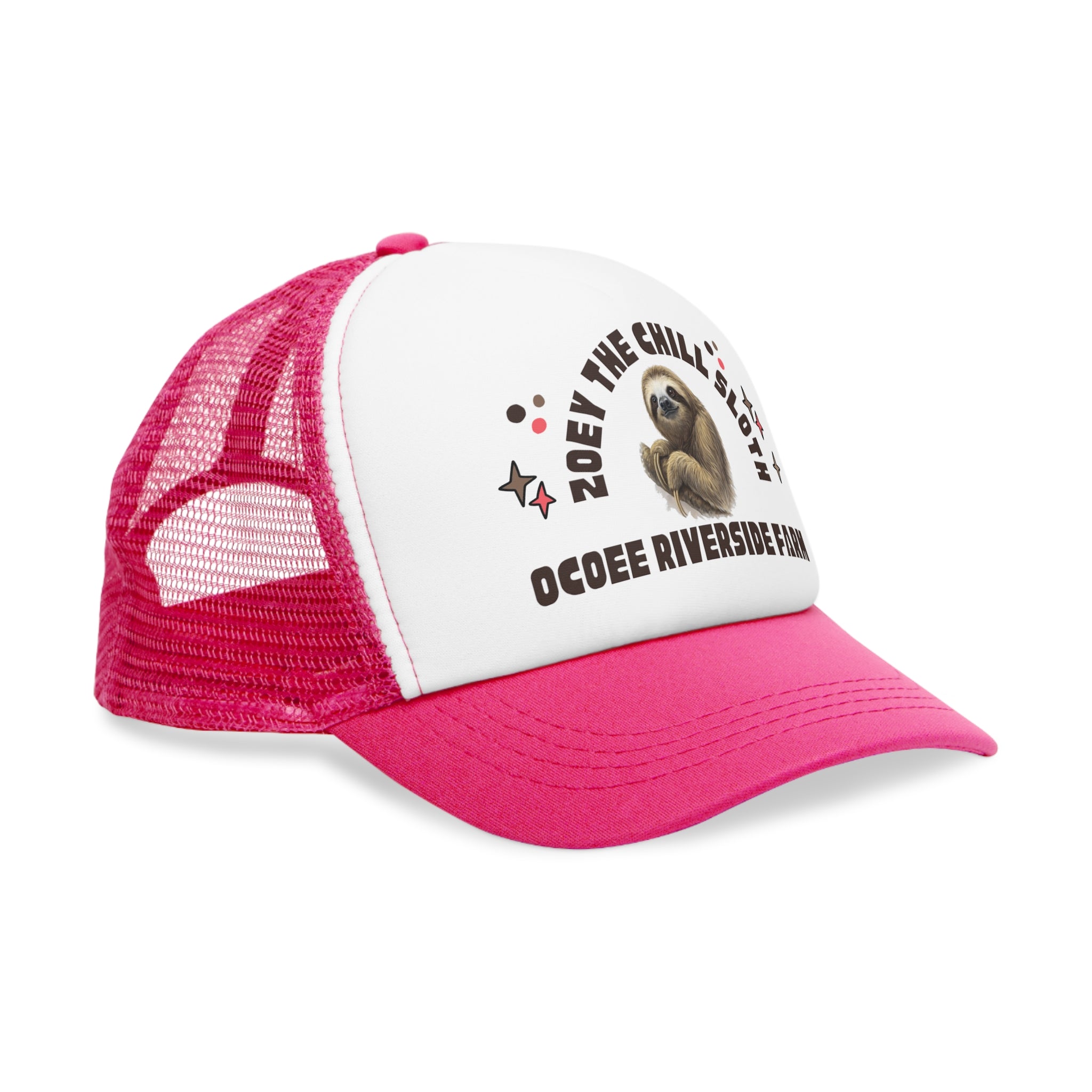Cute Sloth Trucker Cap - Relaxed Style for Animal Lovers