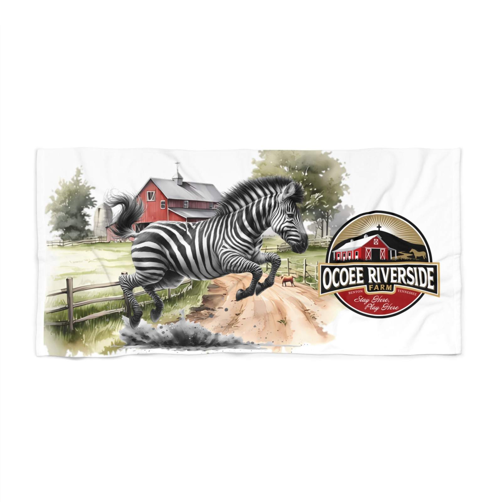 Zebra Beach Towel