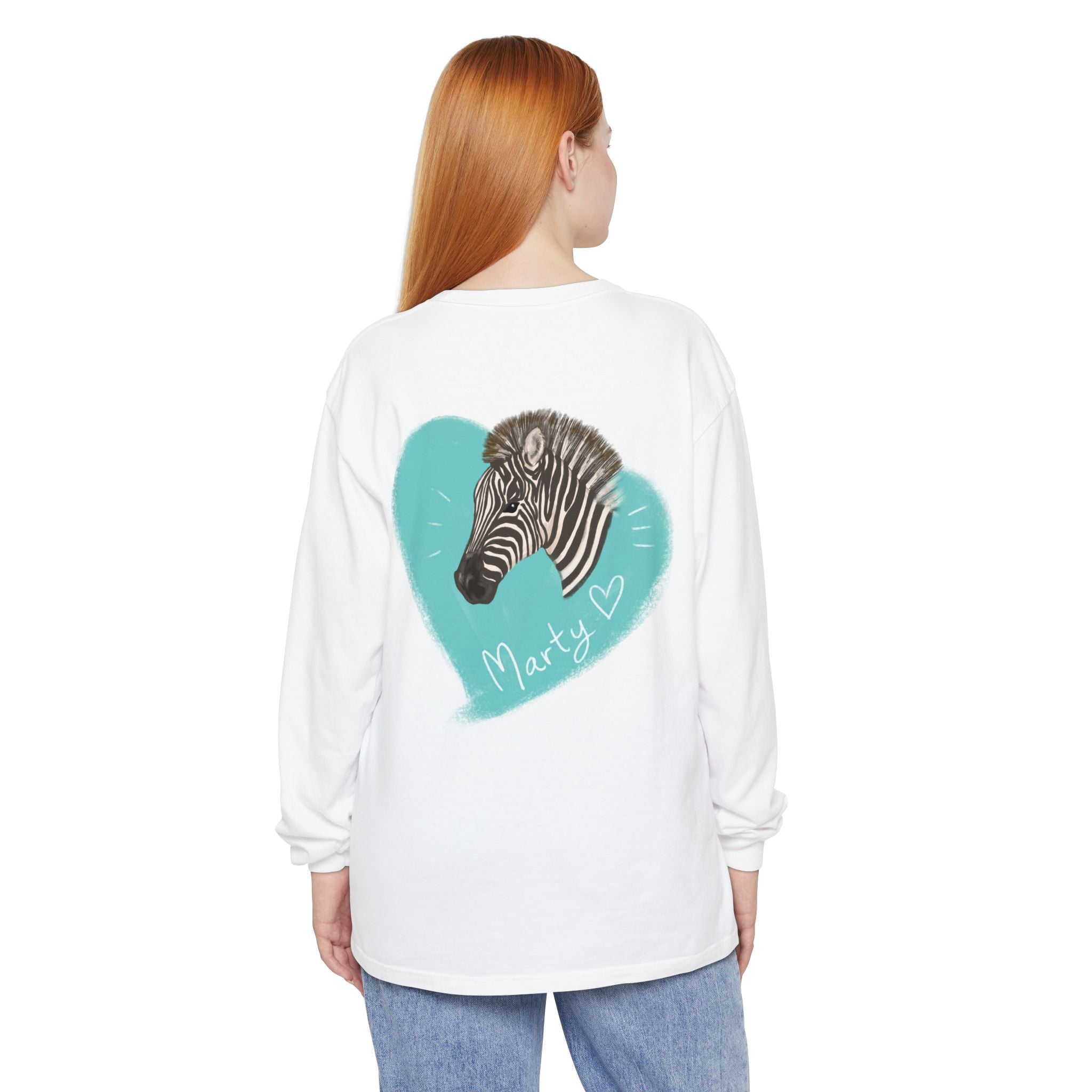 Cool Universe Zebra Long Sleeve T-Shirt for Animal Lovers
