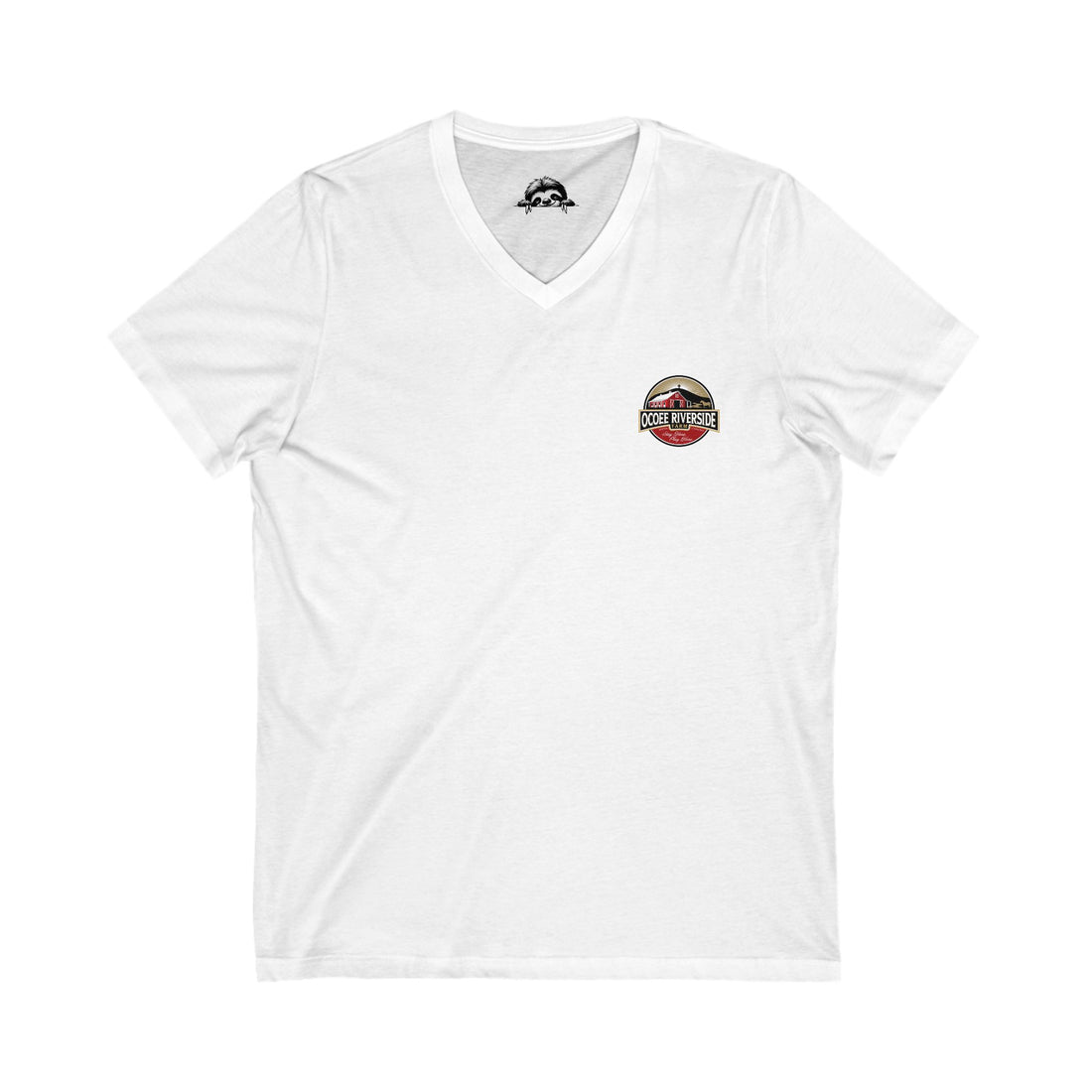 Sloth V-Neck Tee - Relaxed Style for Nature Lovers