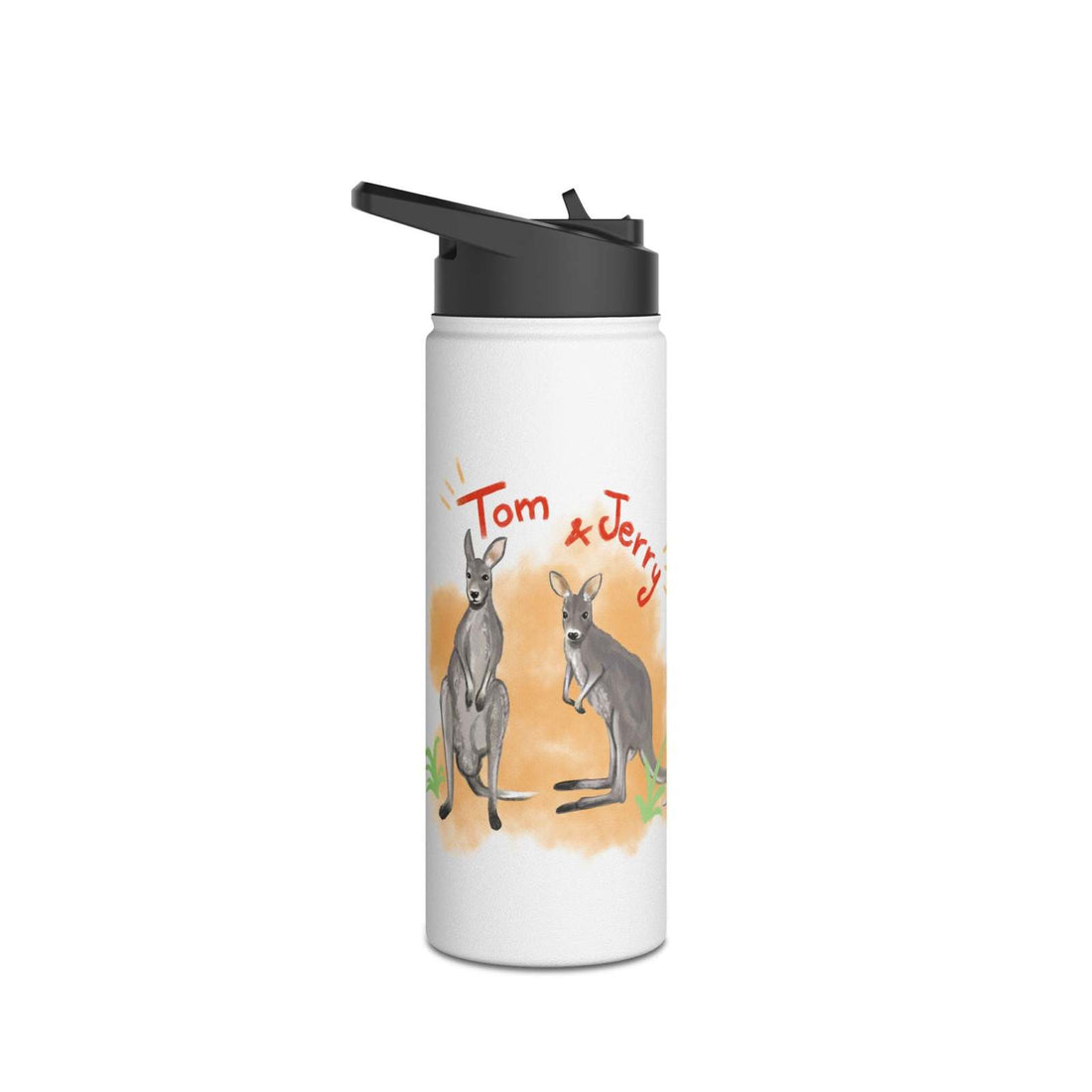 Kangaroo Design Stainless Steel Water Bottle