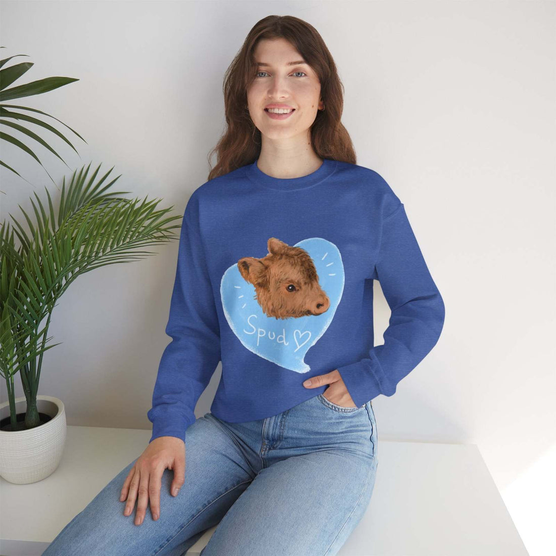 Spud Heart Unisex Crewneck Sweatshirt